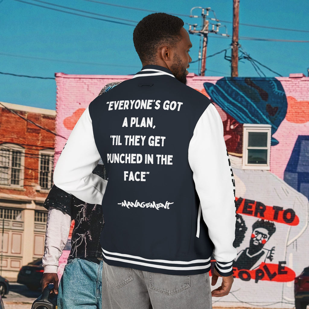 “FREE MIKE TYSON” Unisex Heavyweight Letterman Jacket