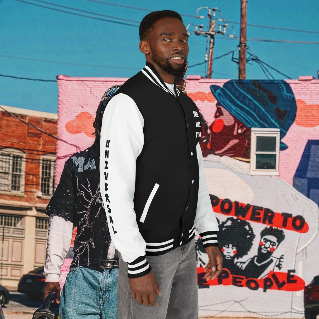 “FREE MIKE TYSON” Unisex Heavyweight Letterman Jacket