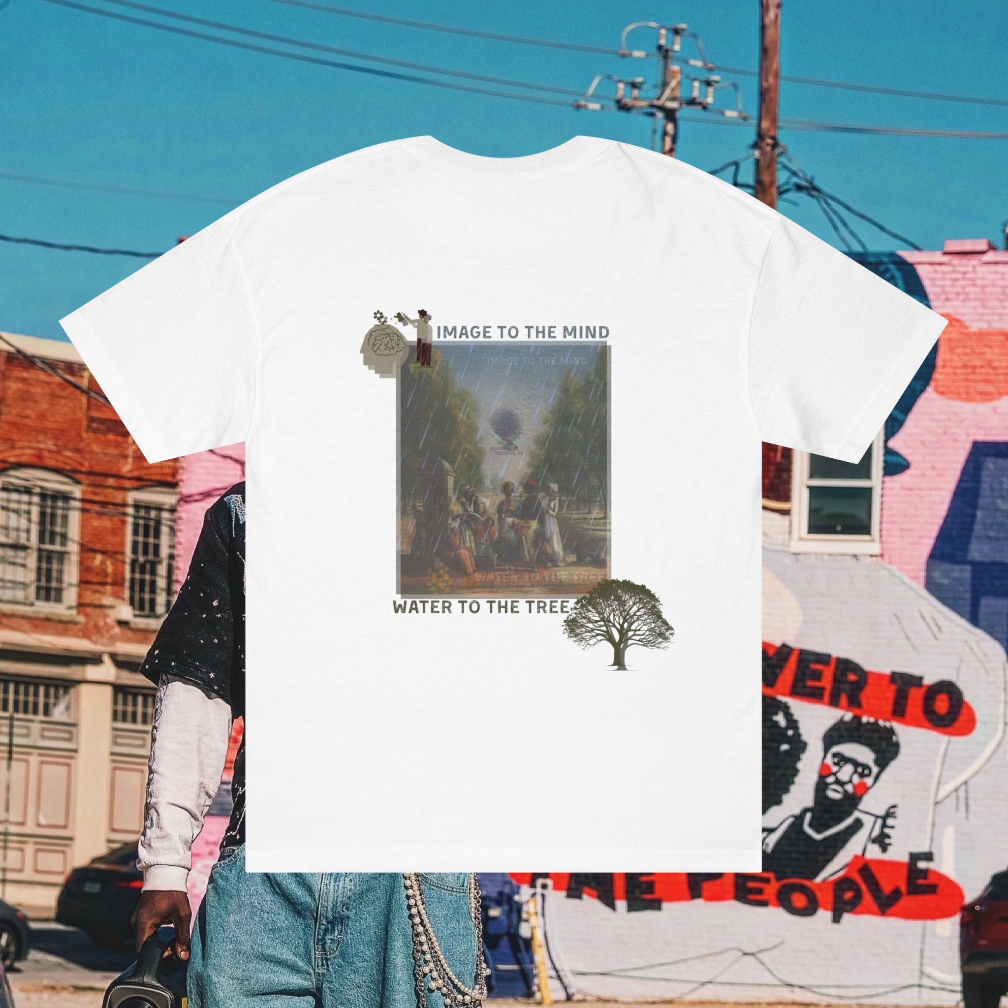 “Image to The Mind, Water to The Tree” Unisex Classic Tee