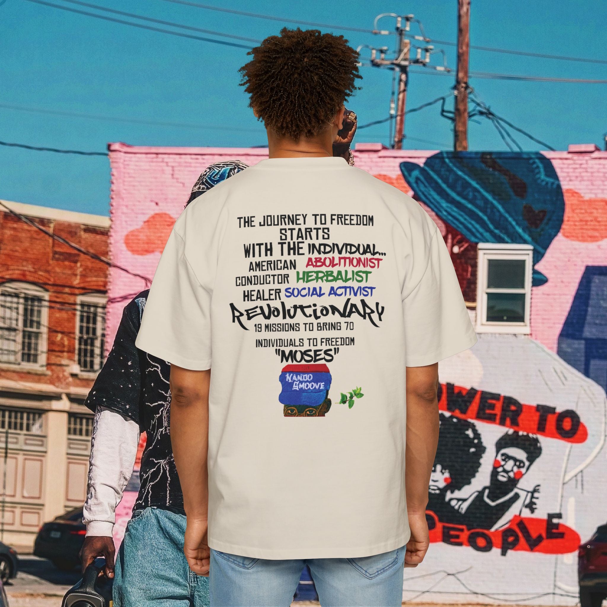 Harriet Tubman Men's Heavy Oversized “MinTee” Shirts