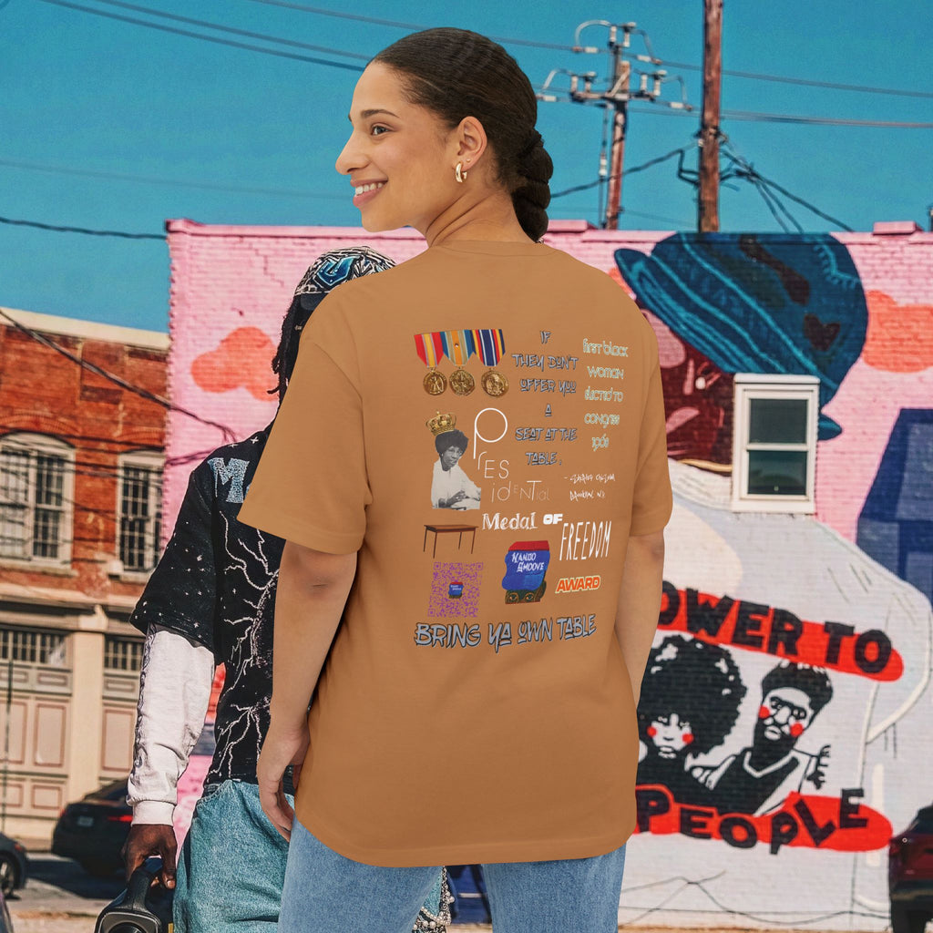 Shirley Chisholm Unisex Oversized Boxy Tee
