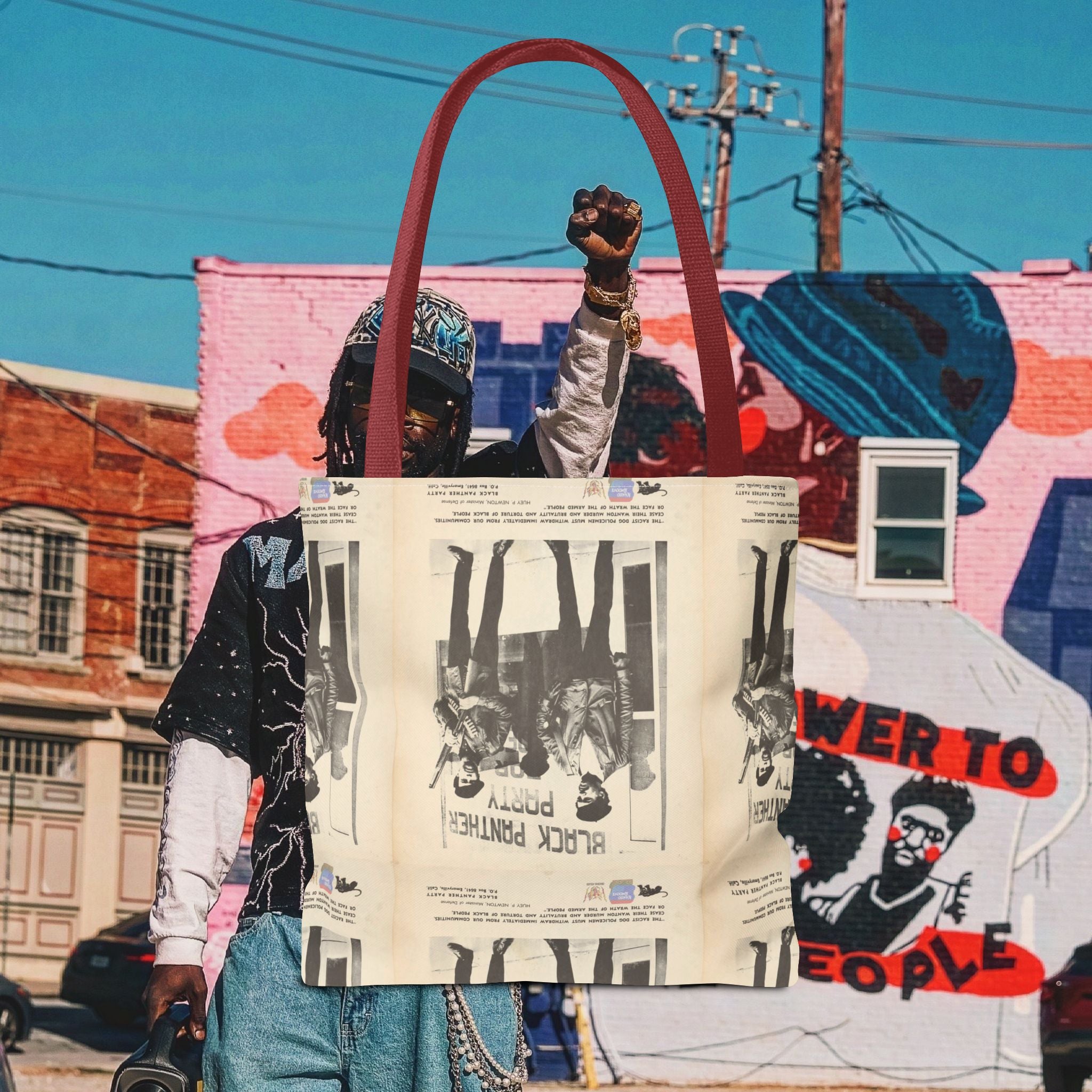 Black Panther Tote Bag (AOP)