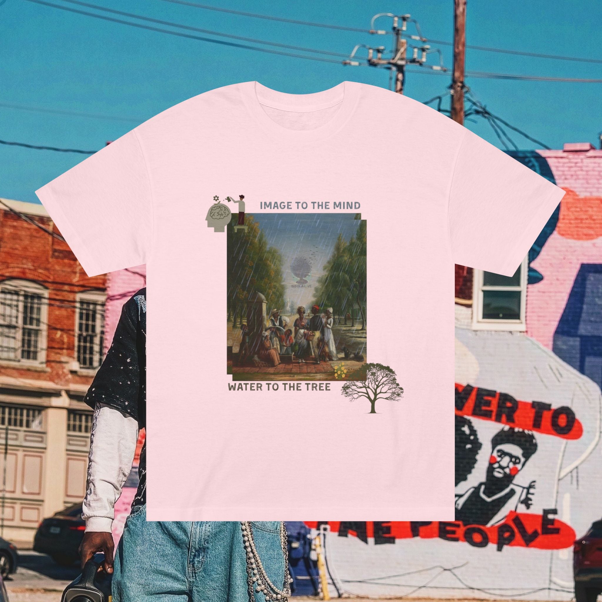 “Image to The Mind, Water to The Tree” Unisex Classic Tee