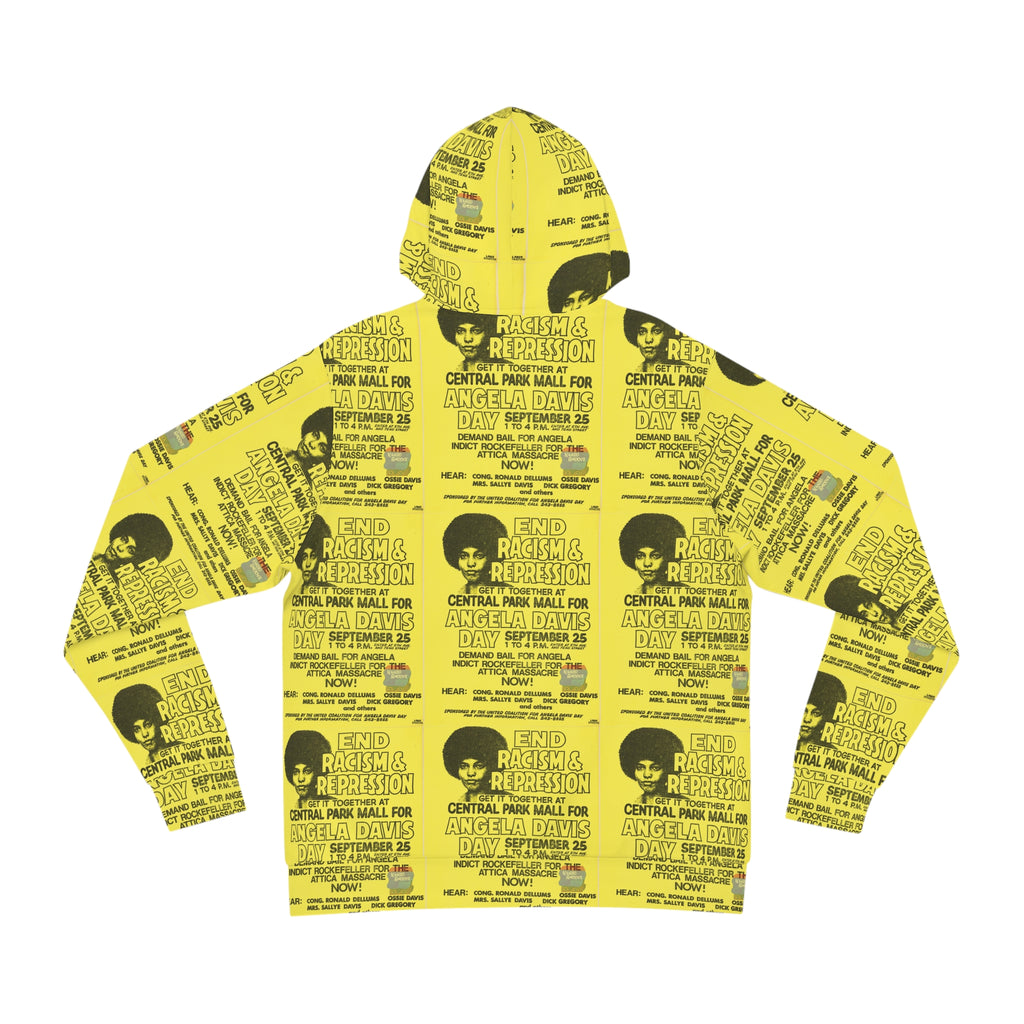 Angela Davis “End Racism and Repression” Hoodie (AOP)