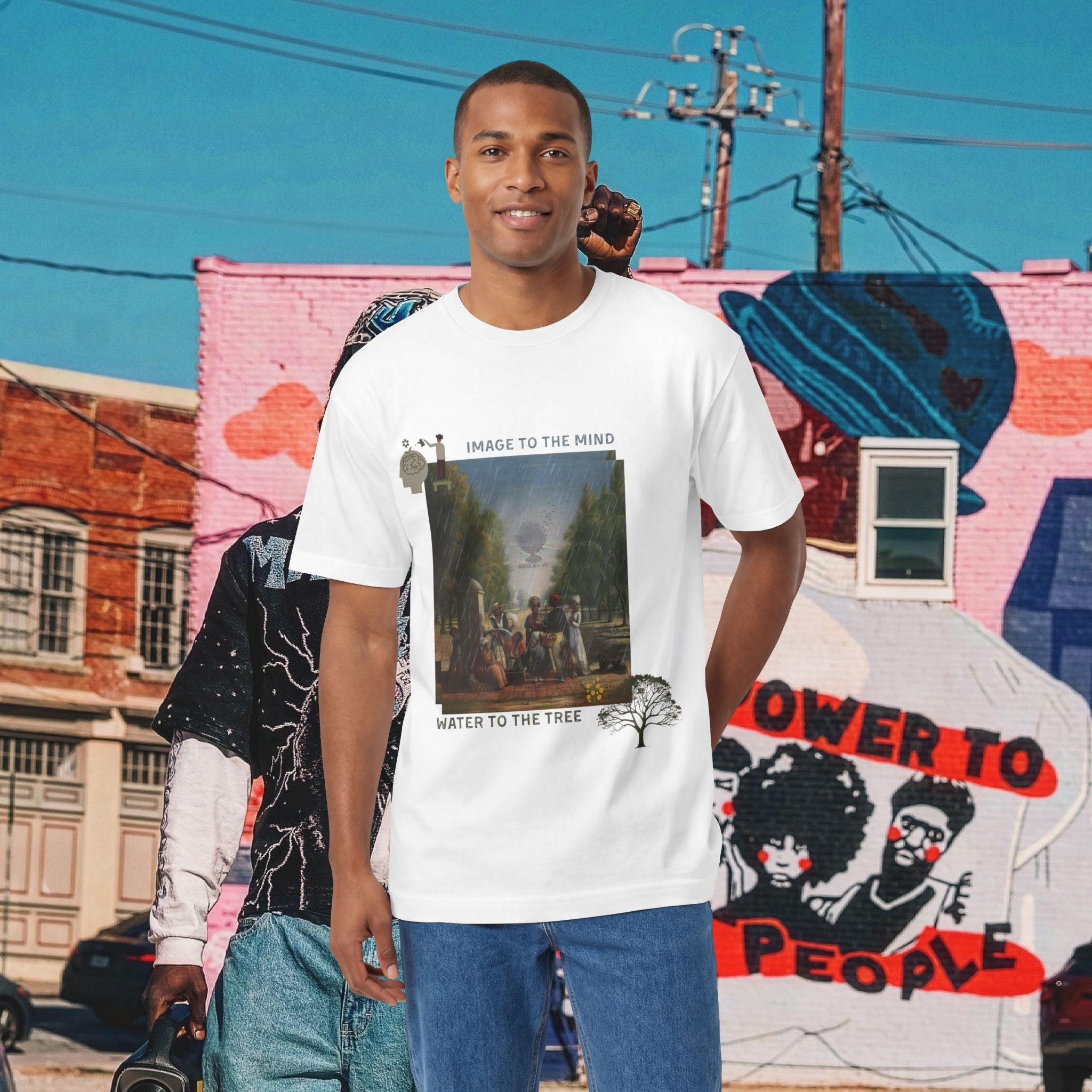 “Image to The Mind, Water to The Tree” Unisex Classic Tee