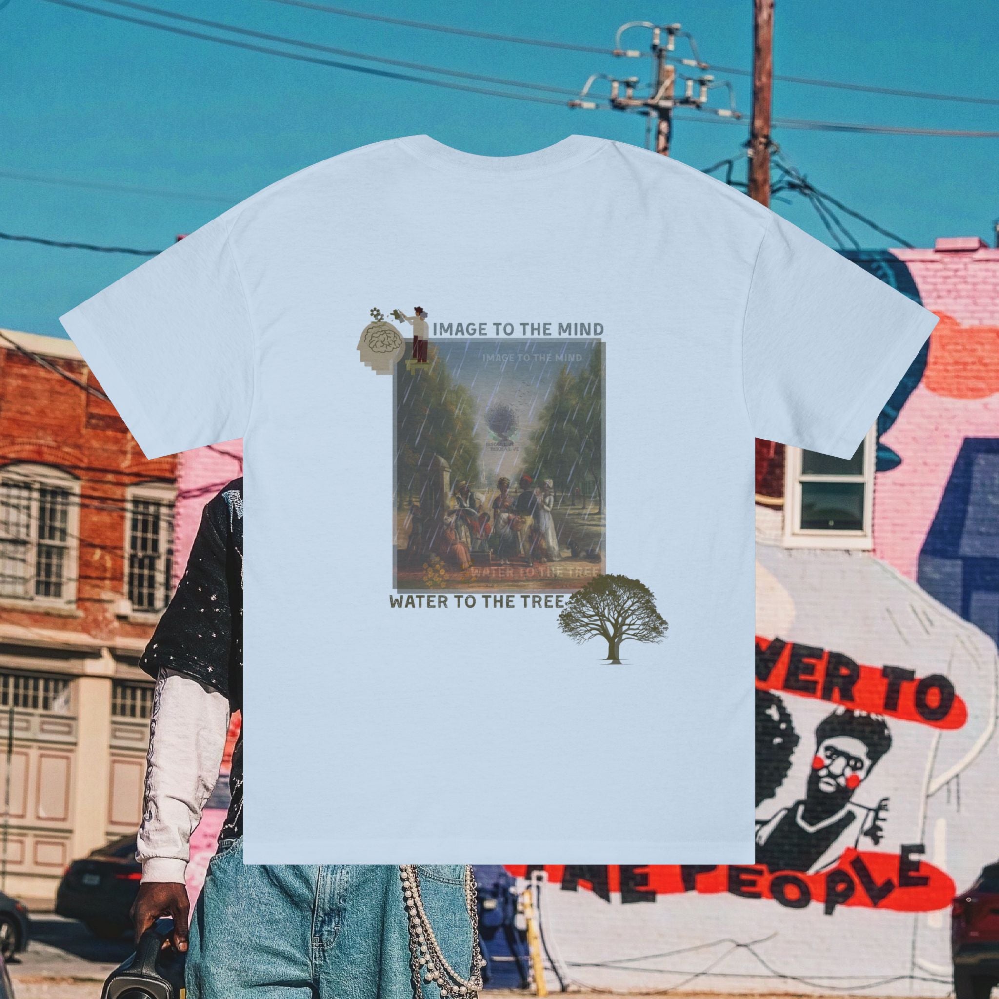 “Image to The Mind, Water to The Tree” Unisex Classic Tee