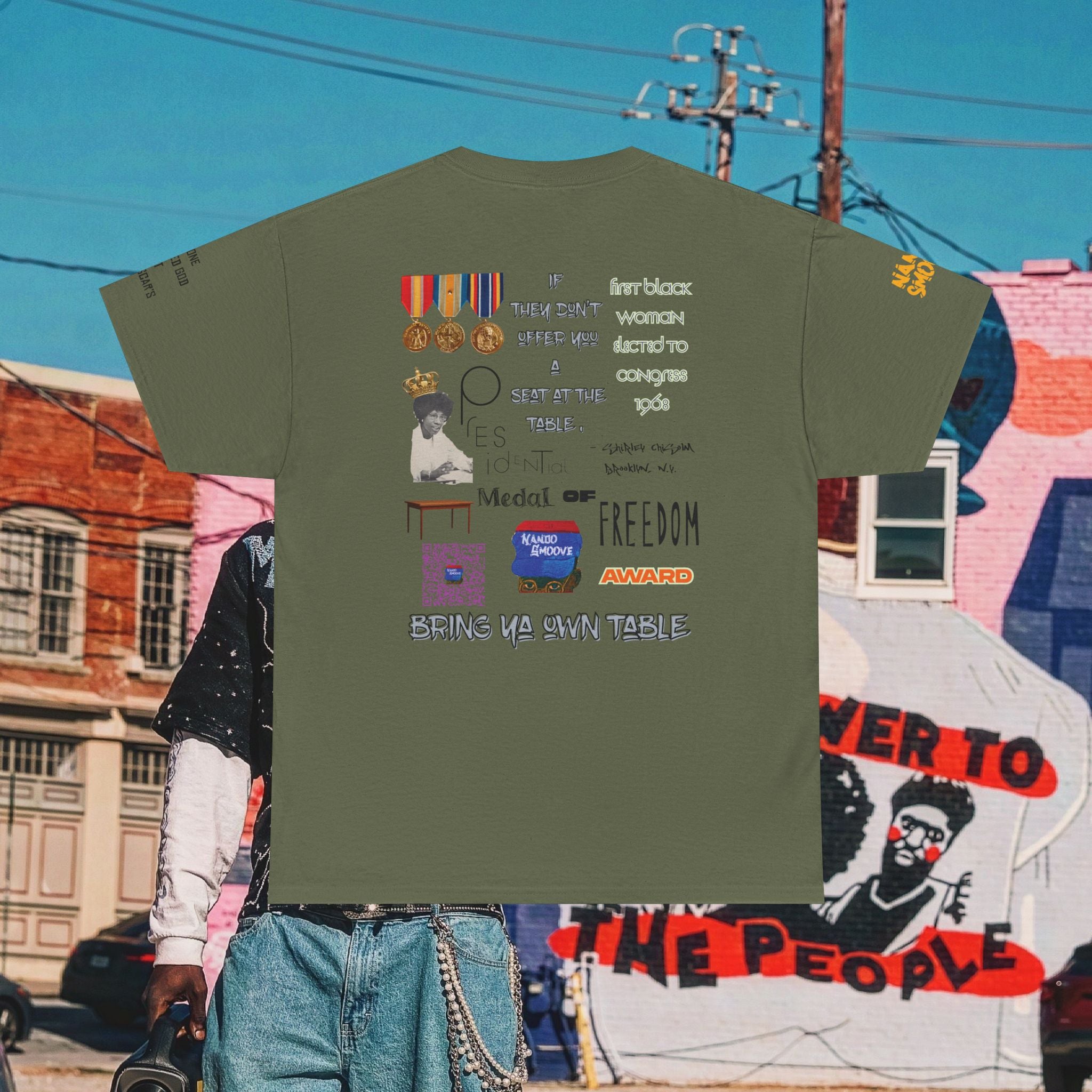 Shirley Chisholm Heavy Cotton Tee