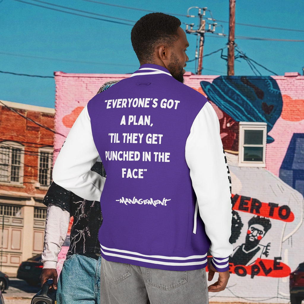 “FREE MIKE TYSON” Unisex Heavyweight Letterman Jacket