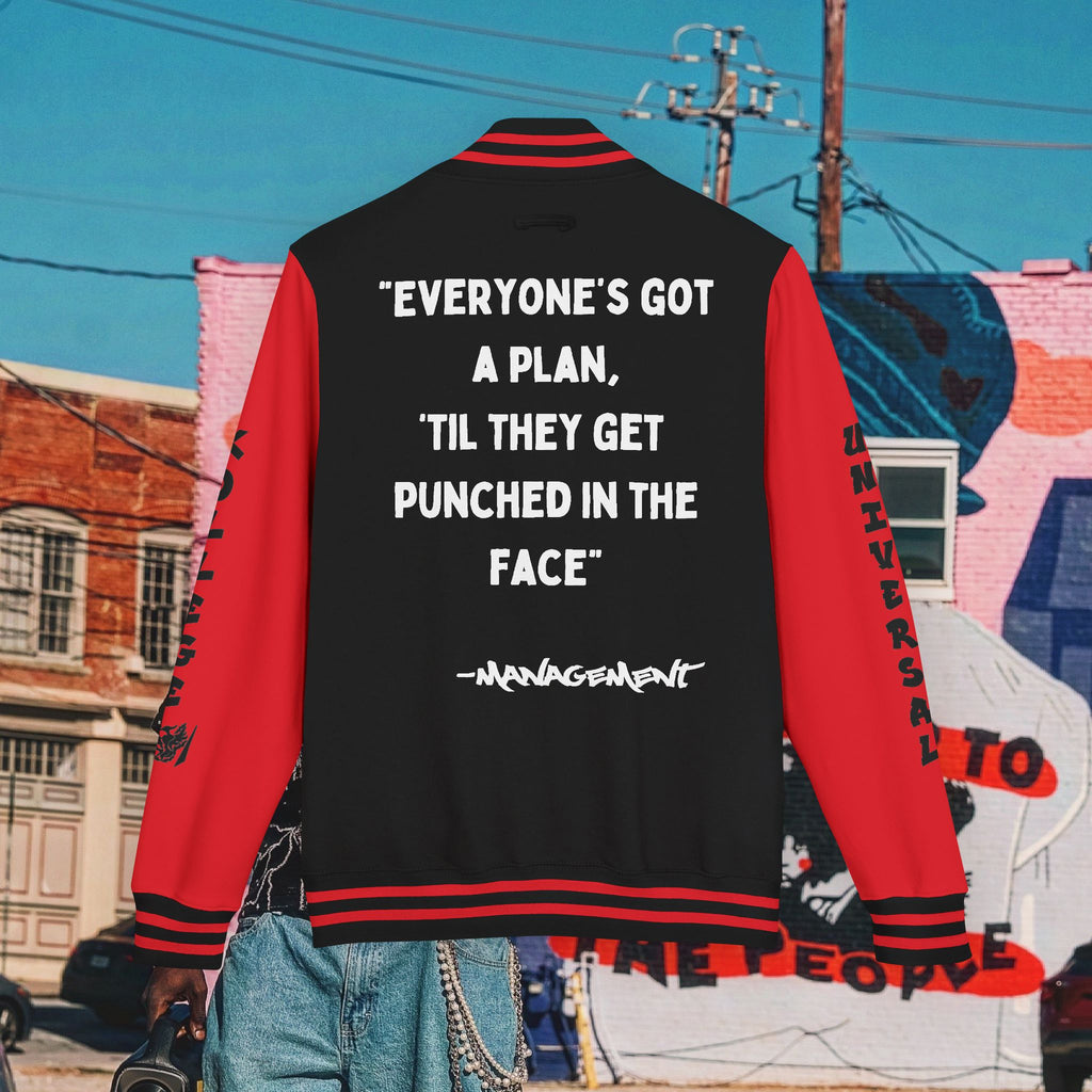 “FREE MIKE TYSON” Unisex Heavyweight Letterman Jacket