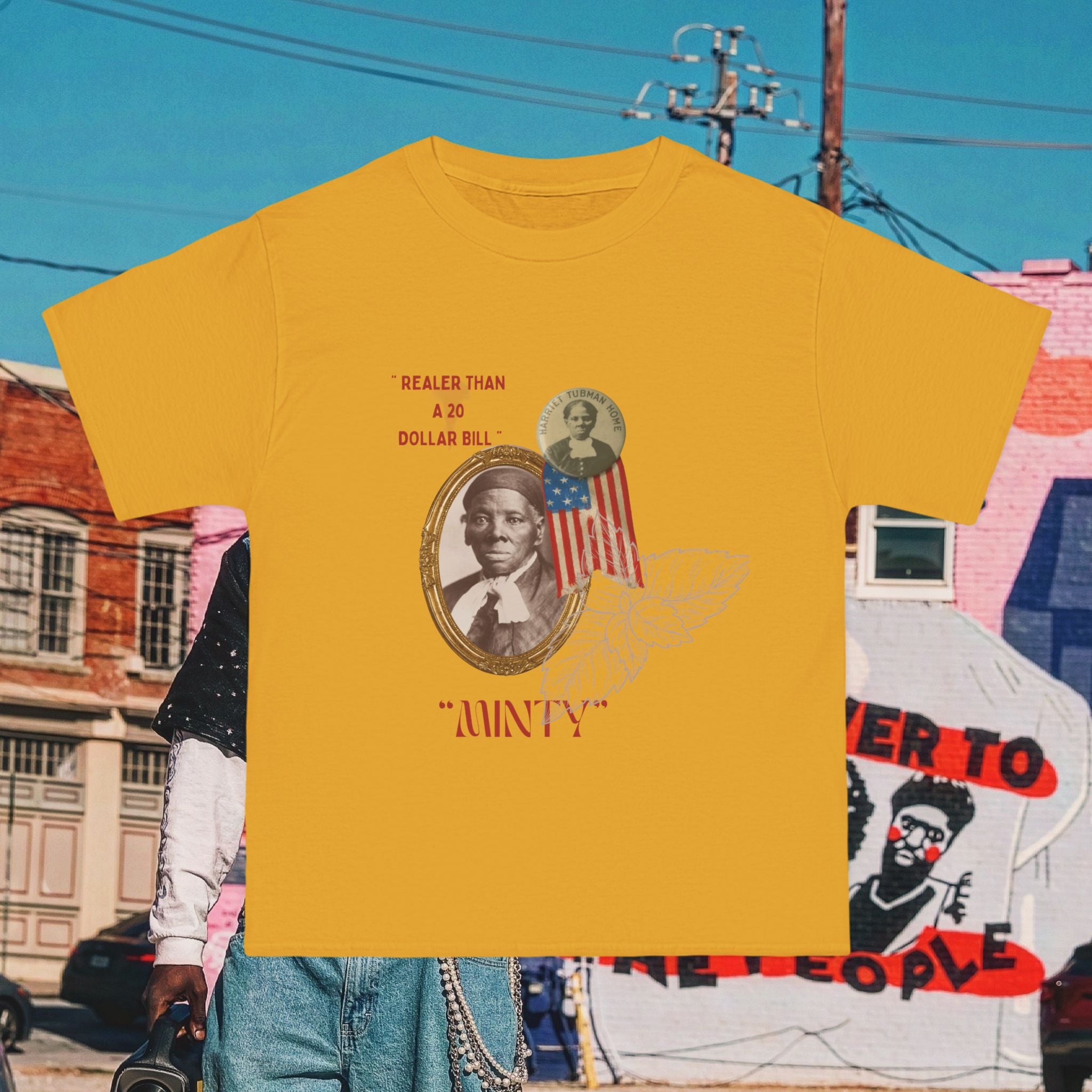 “Harriet Realer than a $20 Bill” Beefy-T®  Short-Sleeve “MinTee”-Shirt