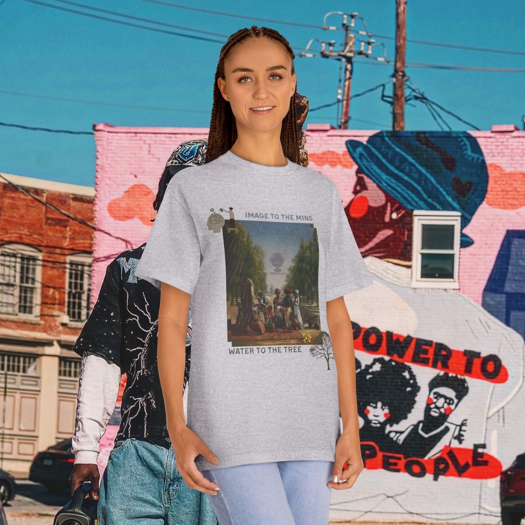 “Image to The Mind, Water to The Tree” Unisex Classic Tee