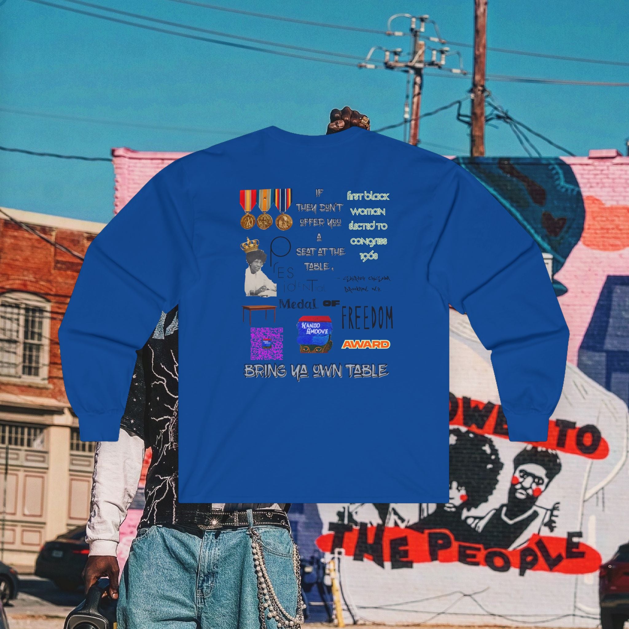 Shirley Chisholm Unisex Ultra Cotton Long Sleeve Tee