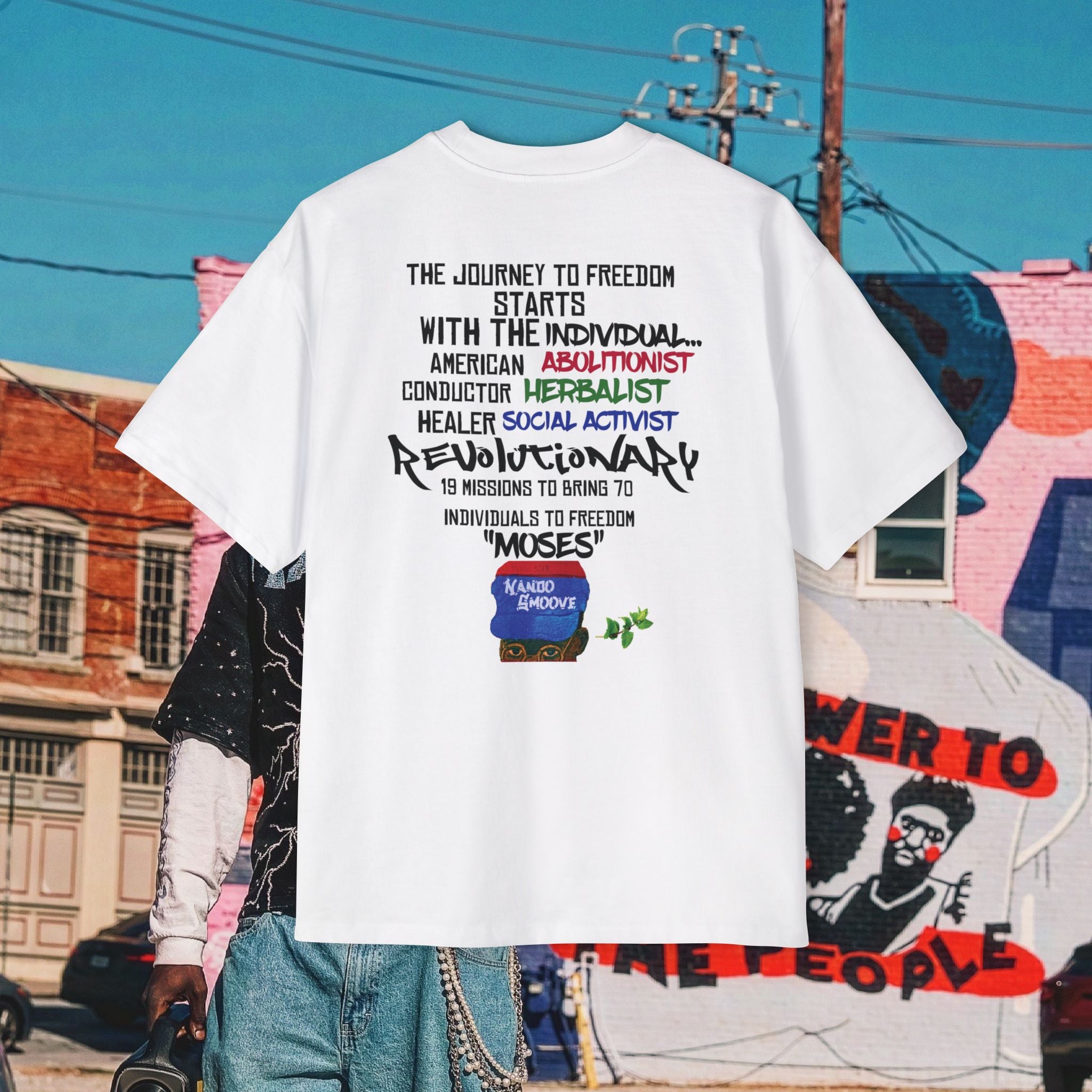 Harriet Tubman Men's Heavy Oversized “MinTee” Shirts