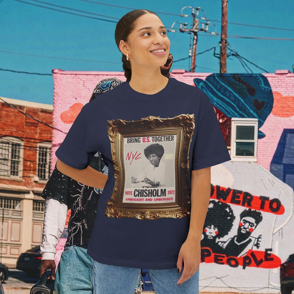 Shirley Chisholm Unisex Oversized Boxy Tee