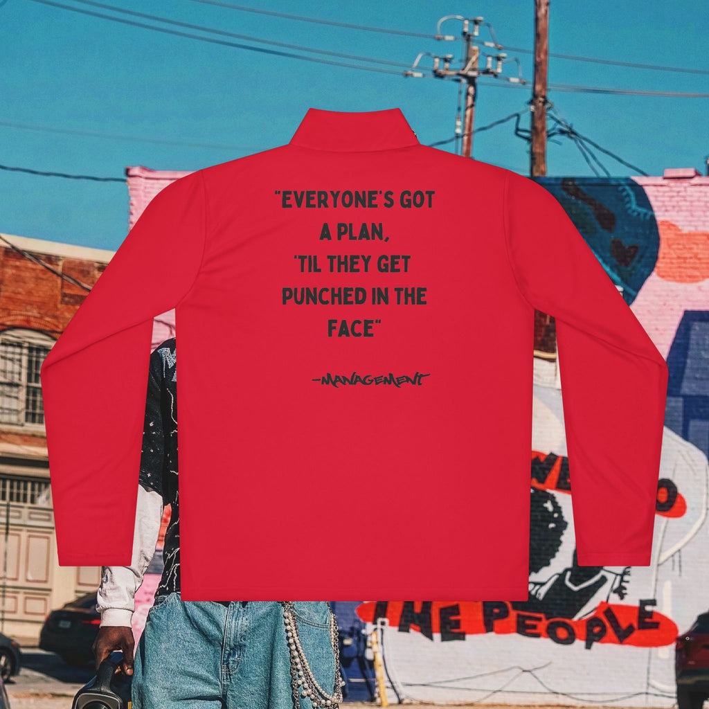 “FREE MIKE TYSON” Unisex Quarter-Zip Pullover