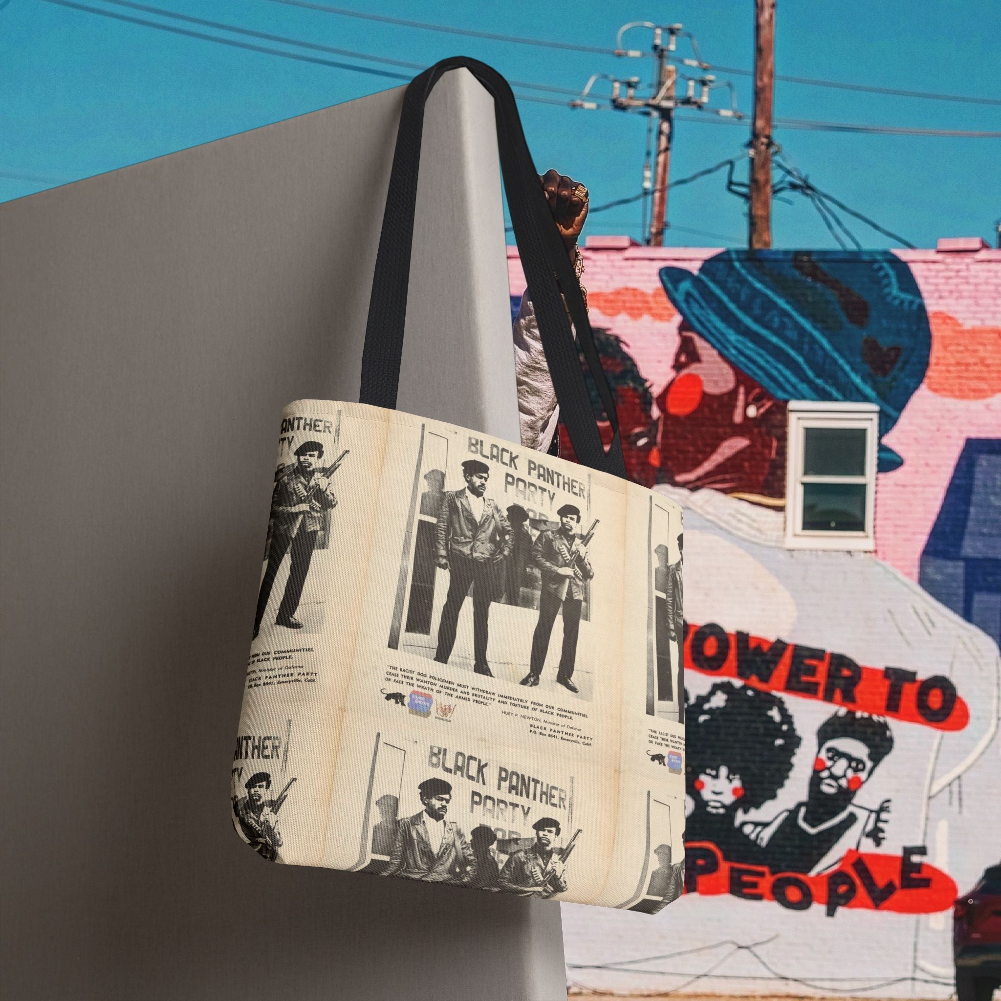 Black Panther Tote Bag (AOP)