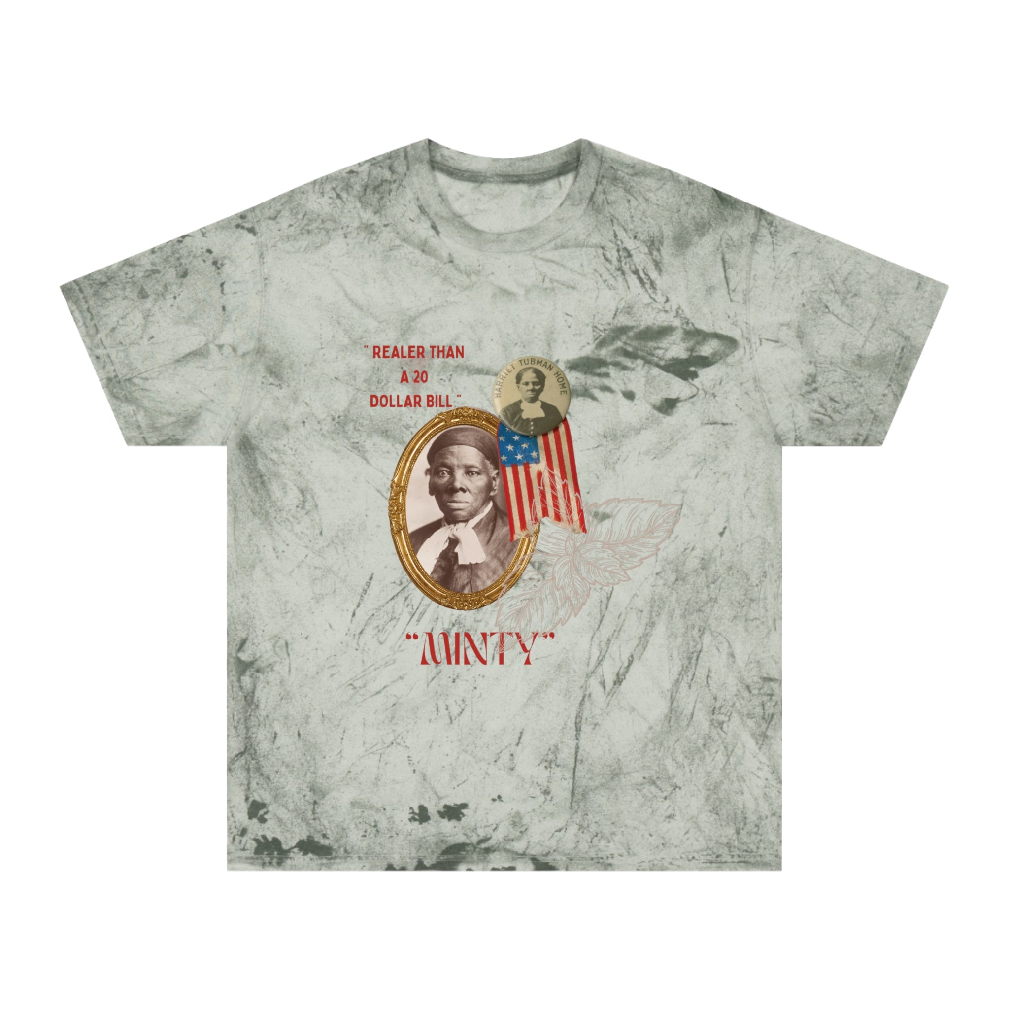 Harriet “Realer than $20 Bill” Tubman Unisex Color Blast T-Shirt