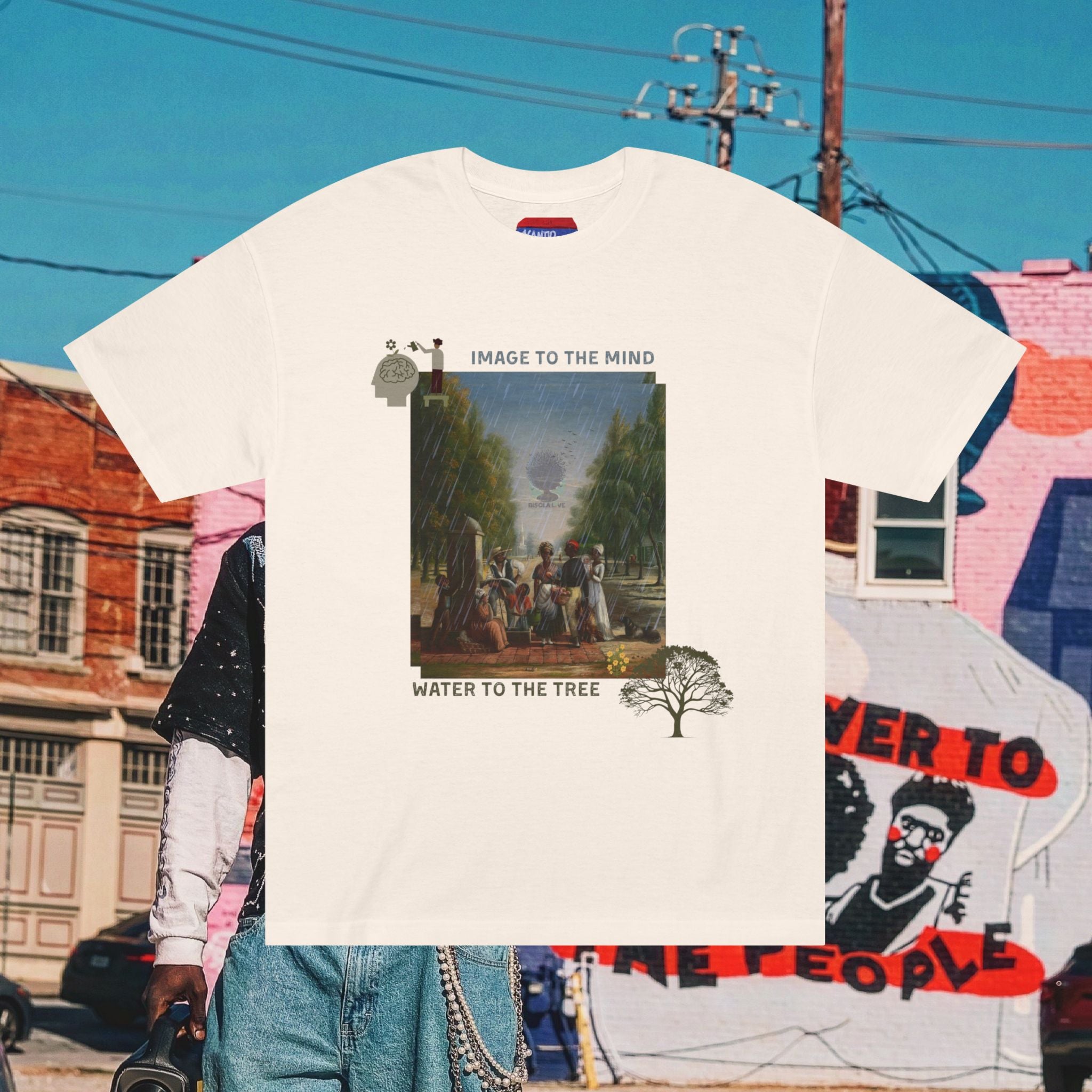 “Image to The Mind, Water to The Tree” Unisex Classic Tee