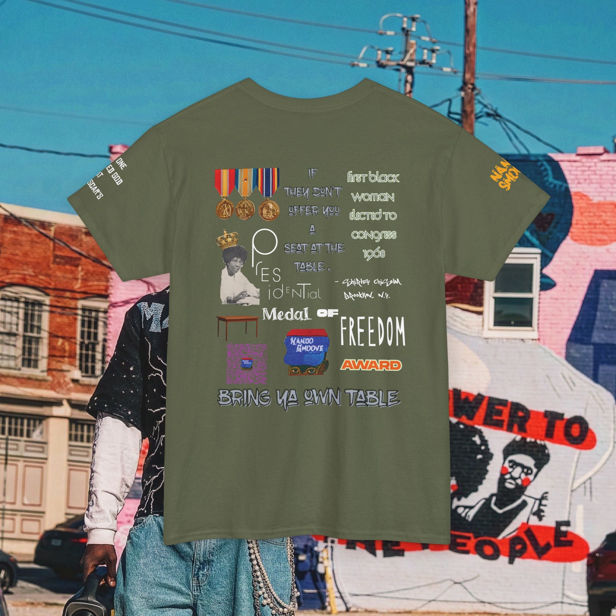 Shirley Chisholm Heavy Cotton Tee