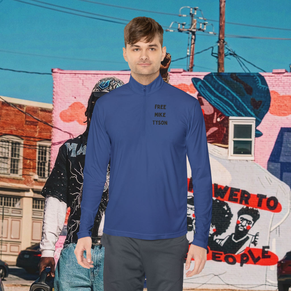 “FREE MIKE TYSON” Unisex Quarter-Zip Pullover