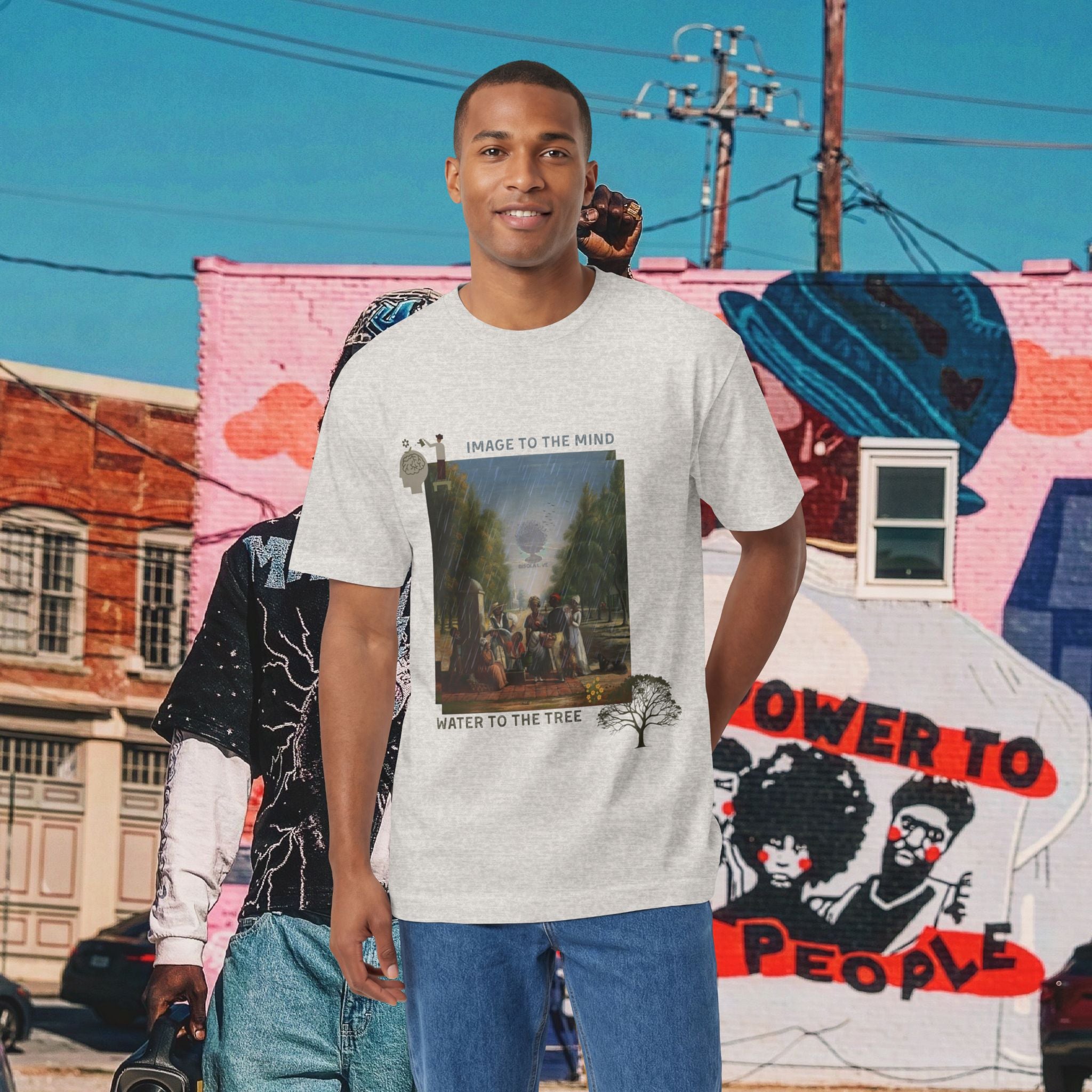 “Image to The Mind, Water to The Tree” Unisex Classic Tee