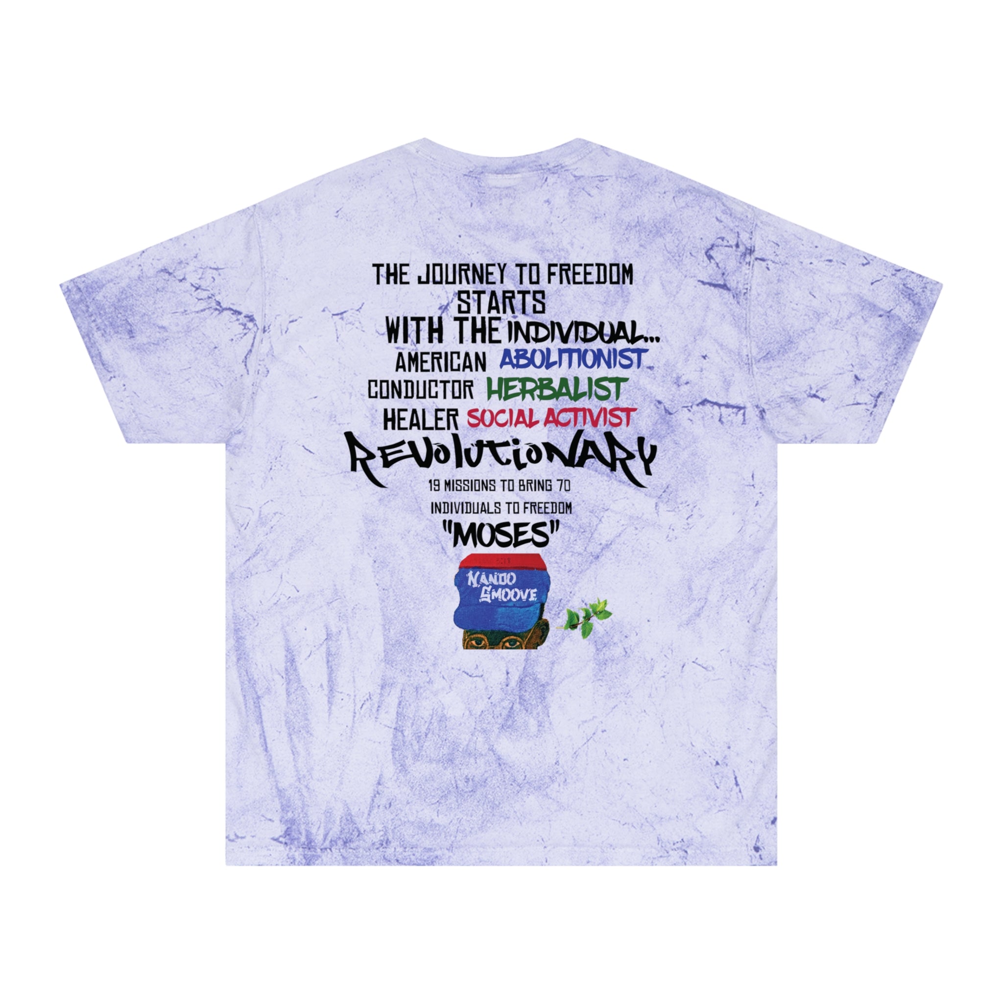 Harriet “Realer than $20 Bill” Tubman Unisex Color Blast T-Shirt