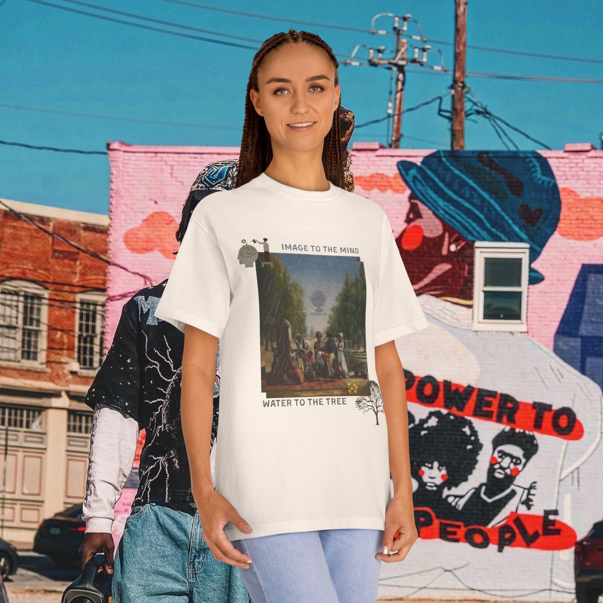 “Image to The Mind, Water to The Tree” Unisex Classic Tee