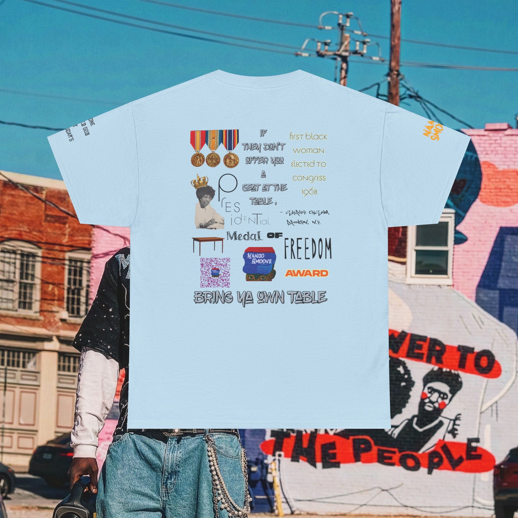 Shirley Chisholm Heavy Cotton Tee