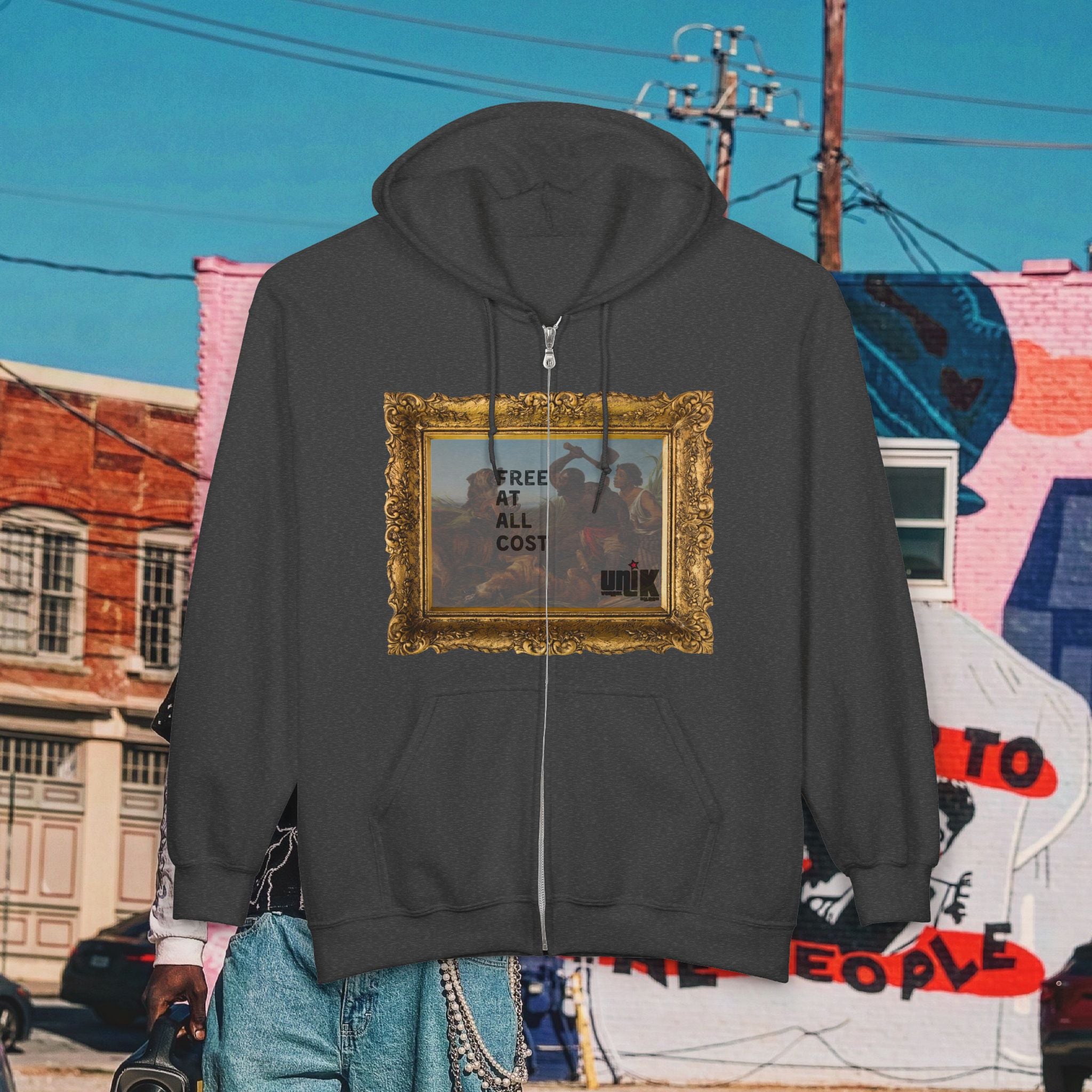 “Head Hunter” Unisex Heavy Blend™ Full Zip Hooded Sweatshirt