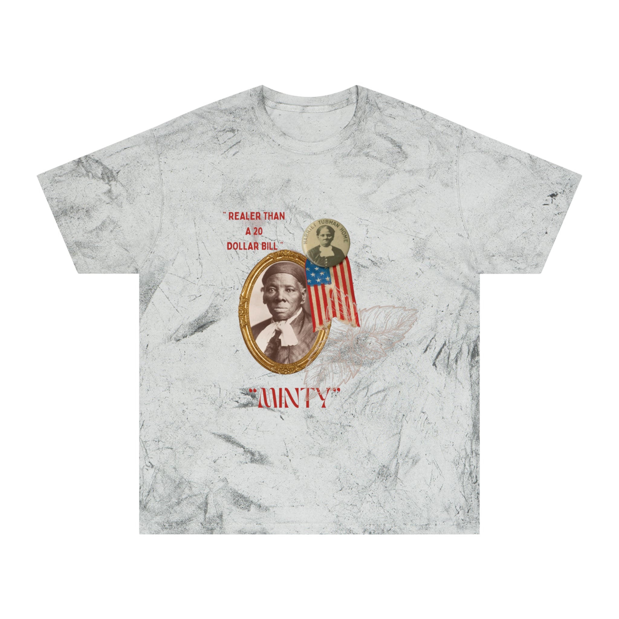 Harriet “Realer than $20 Bill” Tubman Unisex Color Blast T-Shirt