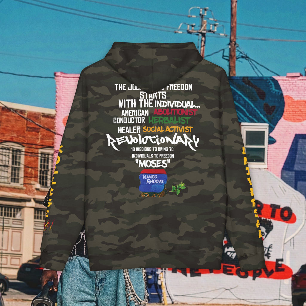 Harriet Tubman “Realer Than a $20 Dollar Bill” Unisex Heavyweight Hooded “MinTy” Sweatshirt