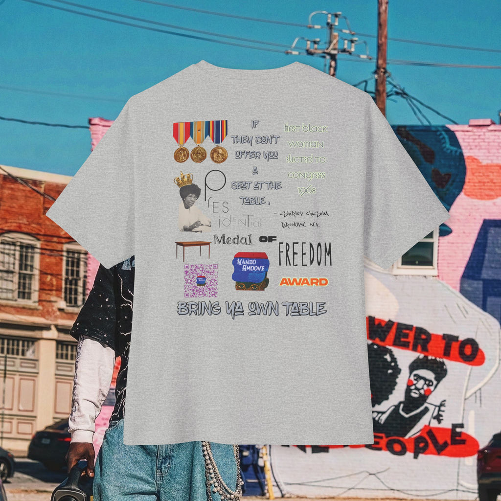 Shirley Chisholm Unisex Oversized Boxy Tee