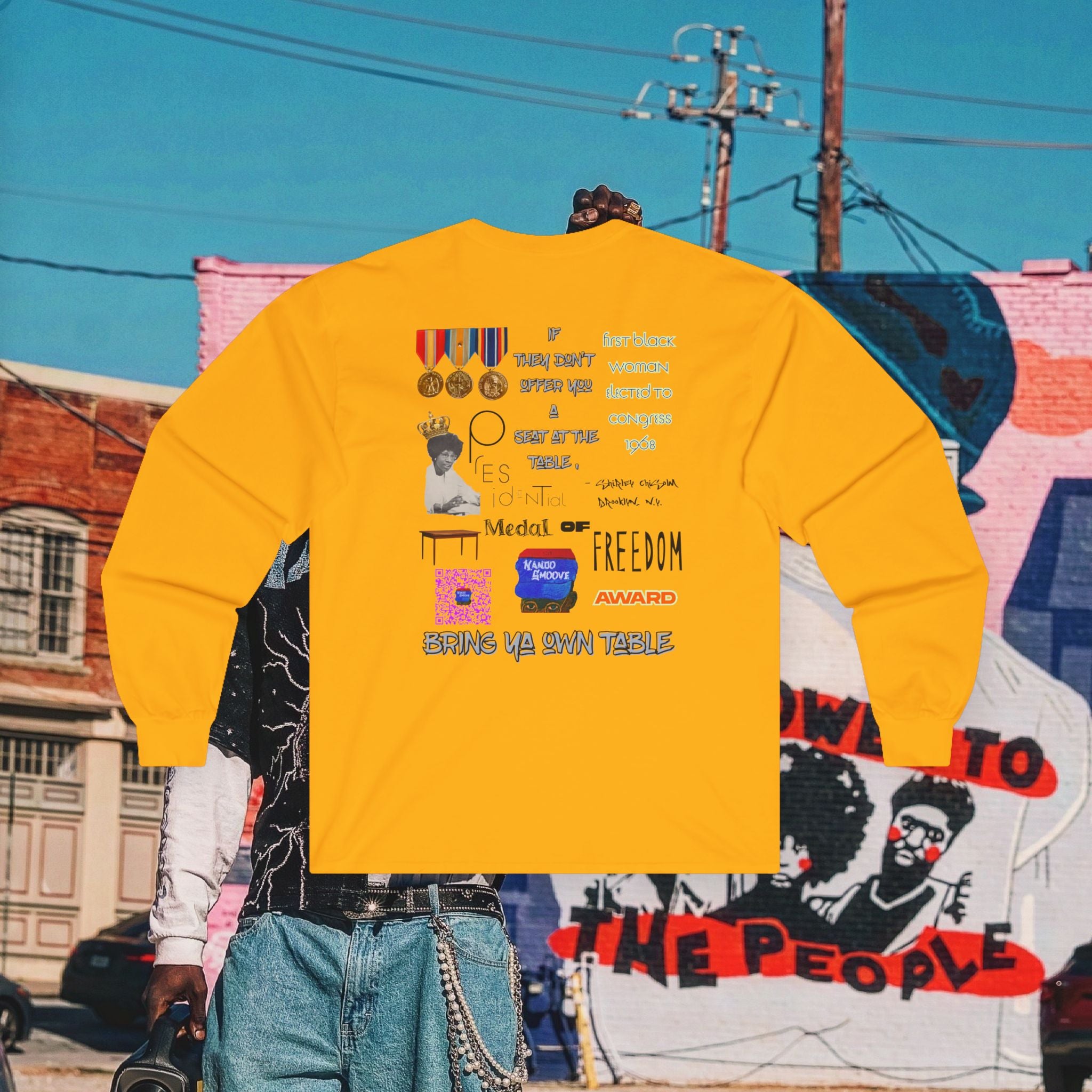 Shirley Chisholm Unisex Ultra Cotton Long Sleeve Tee