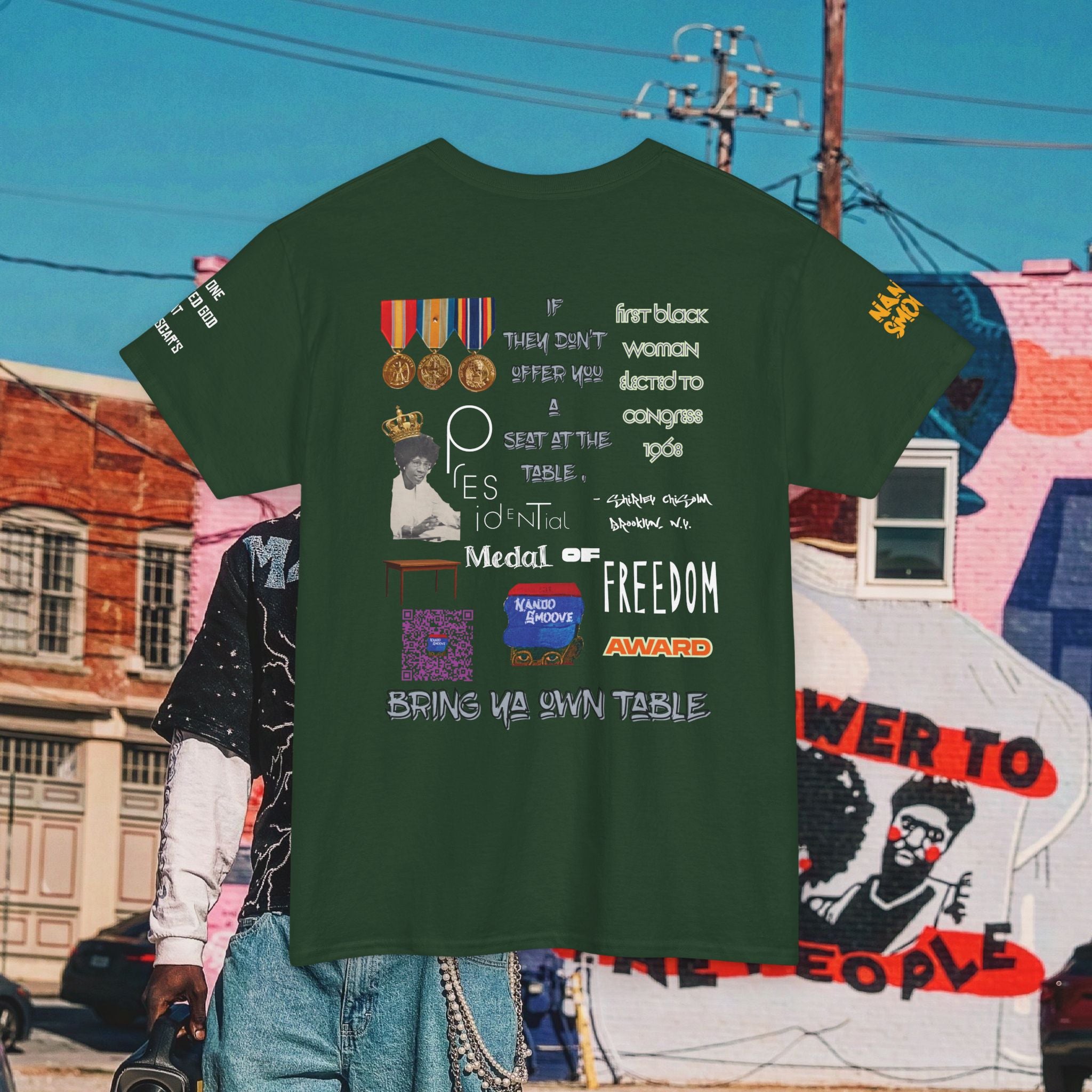 Shirley Chisholm Heavy Cotton Tee