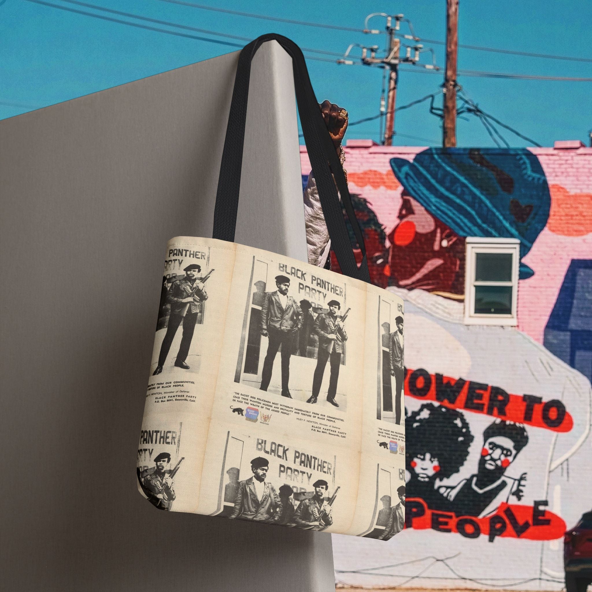 Black Panther Tote Bag (AOP)