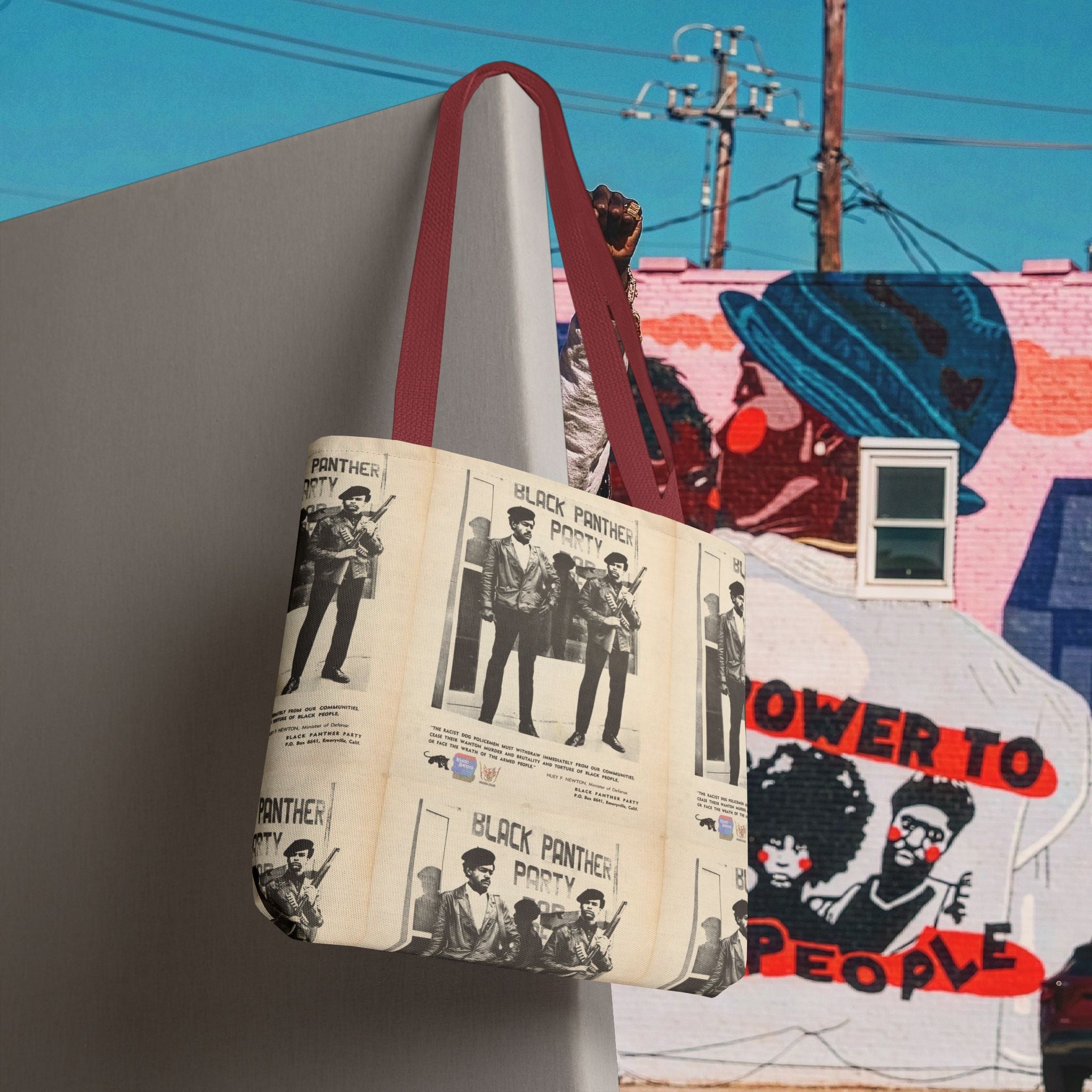 Black Panther Tote Bag (AOP)