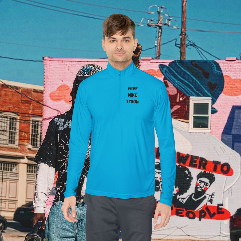 “FREE MIKE TYSON” Unisex Quarter-Zip Pullover