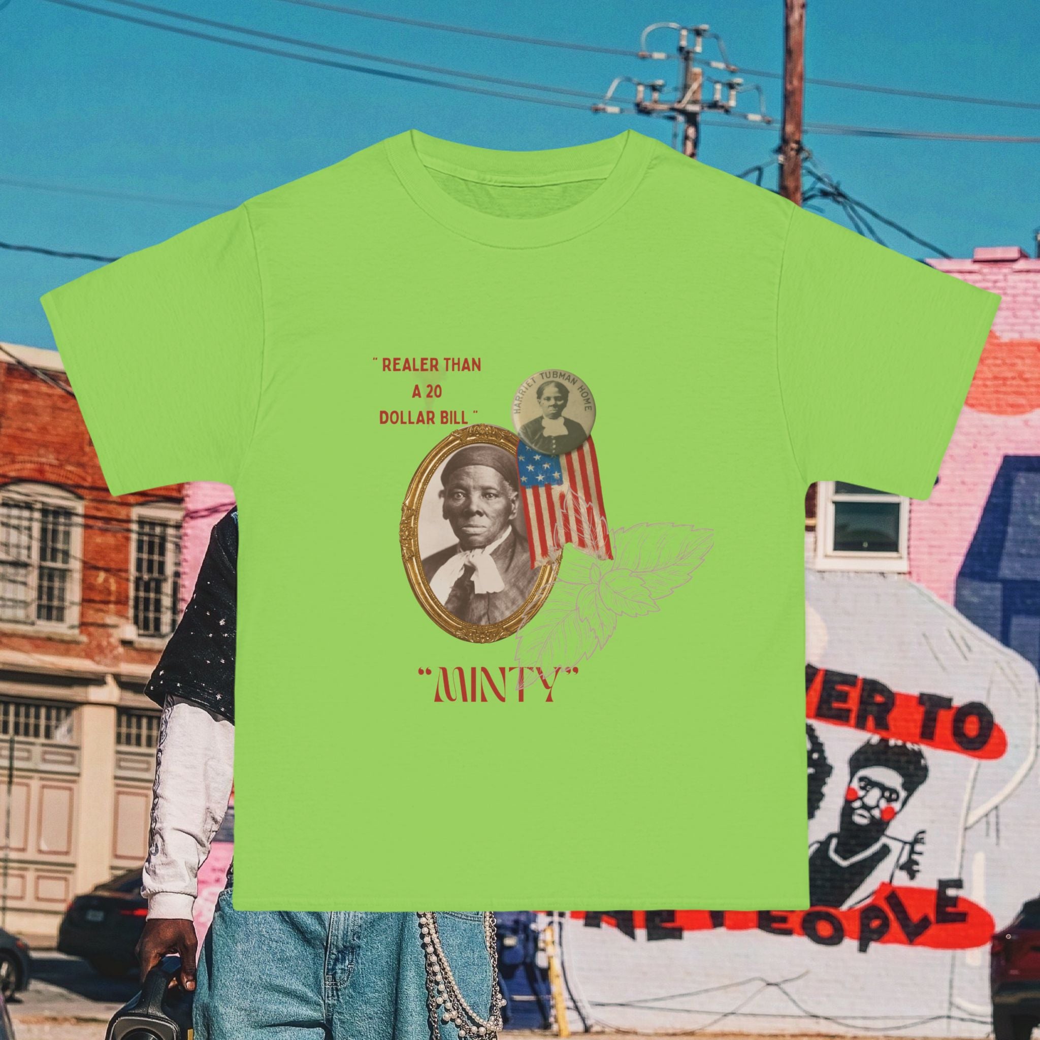 “Harriet Realer than a $20 Bill” Beefy-T®  Short-Sleeve “MinTee”-Shirt