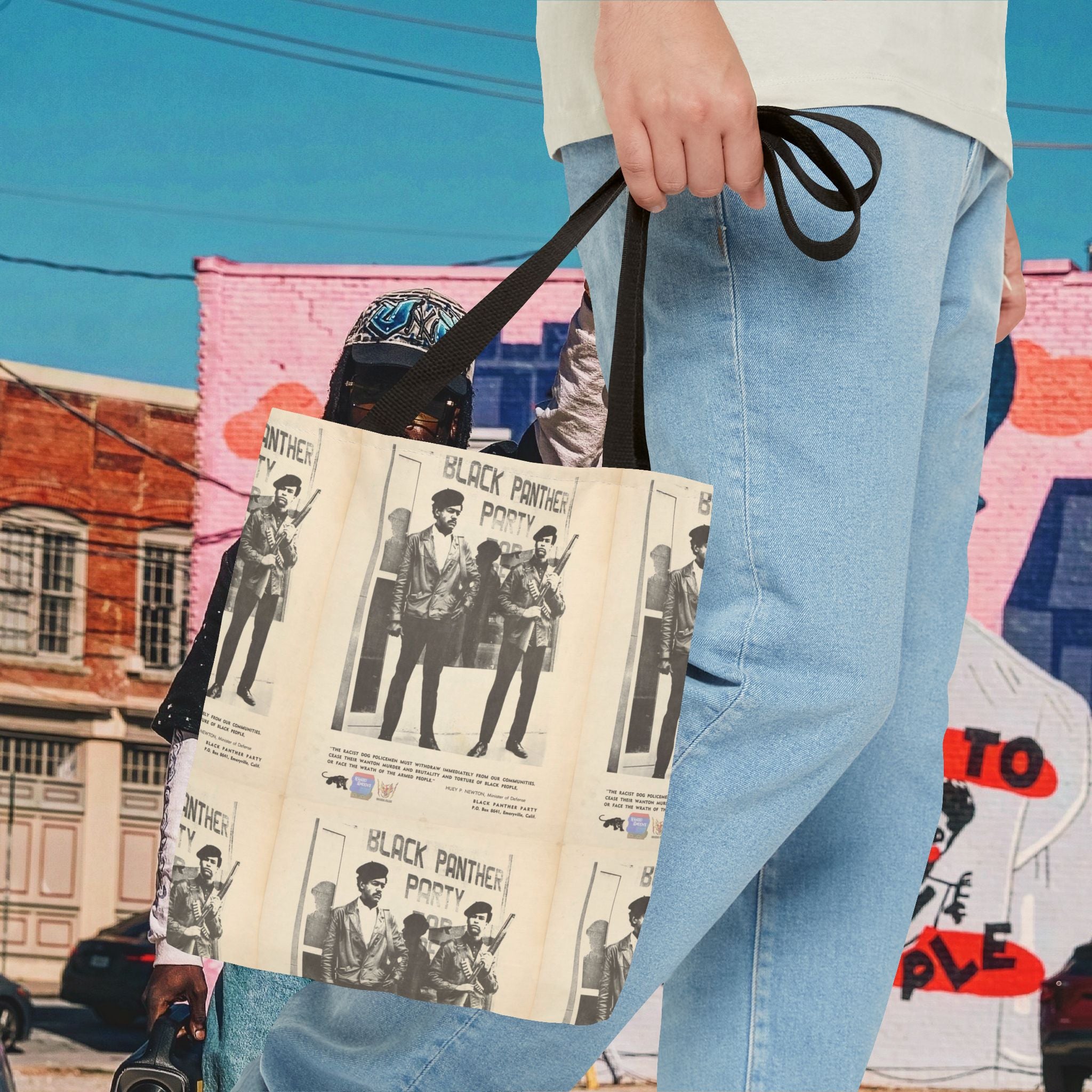 Black Panther Tote Bag (AOP)