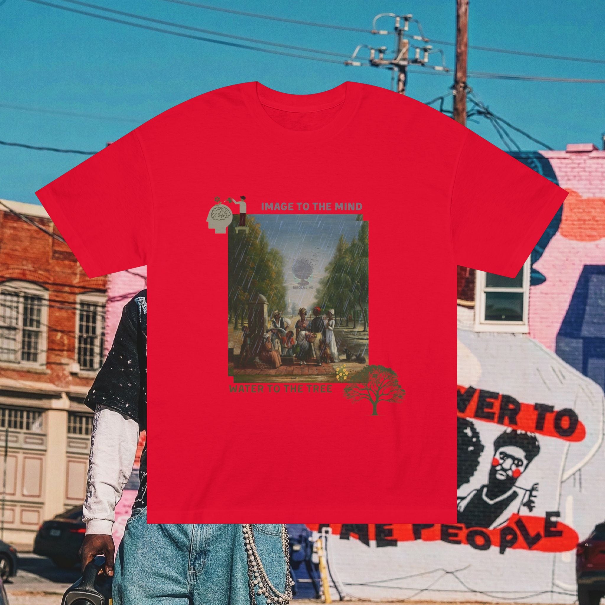 “Image to The Mind, Water to The Tree” Unisex Classic Tee