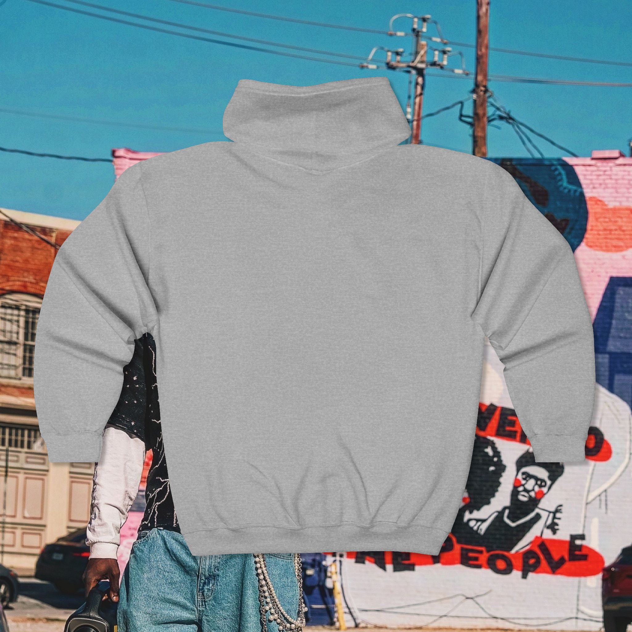 “Head Hunter” Unisex Heavy Blend™ Full Zip Hooded Sweatshirt