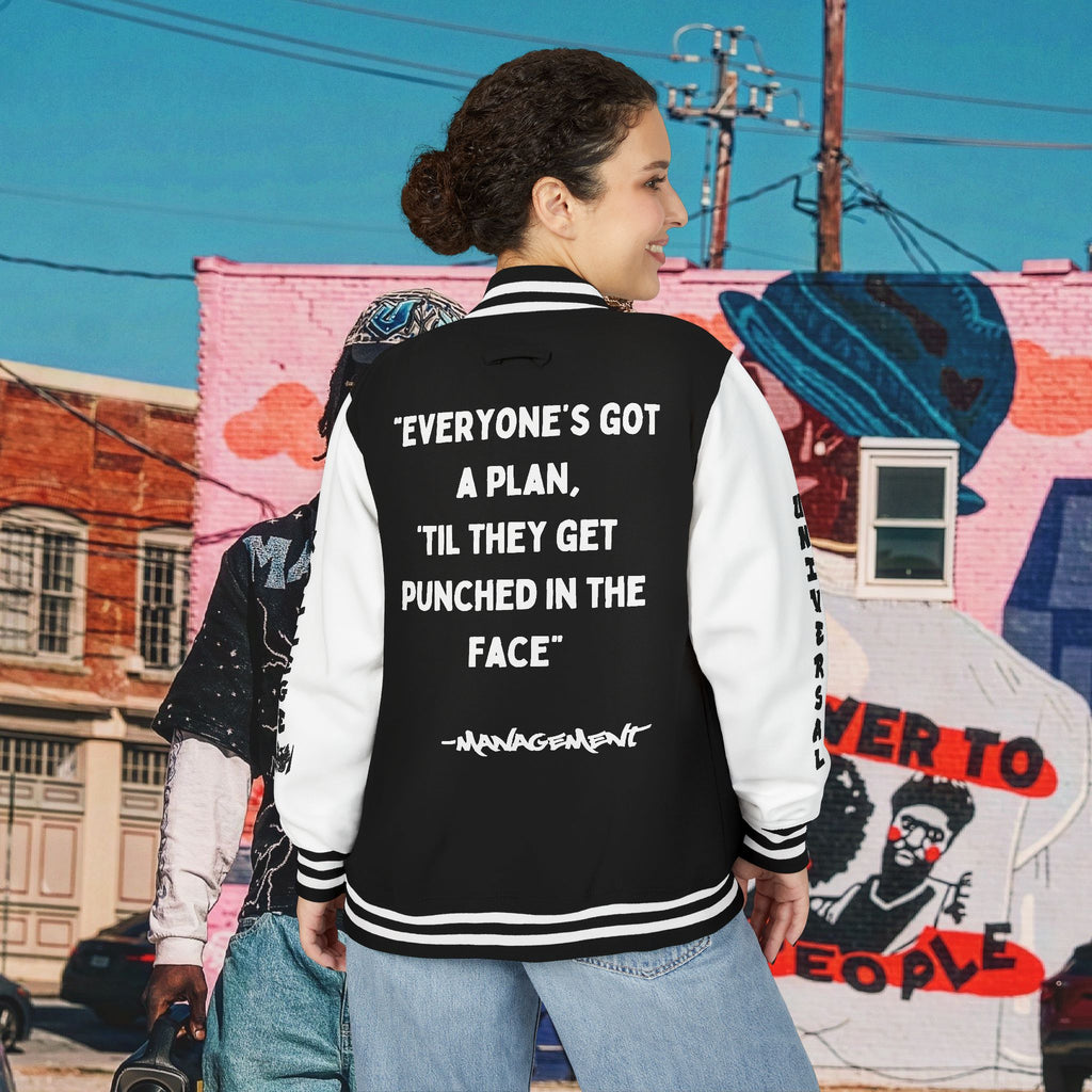 “FREE MIKE TYSON” Unisex Heavyweight Letterman Jacket