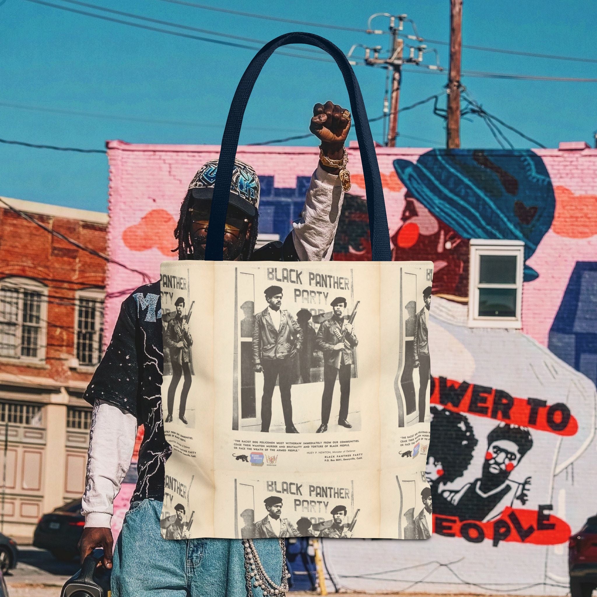 Black Panther Tote Bag (AOP)