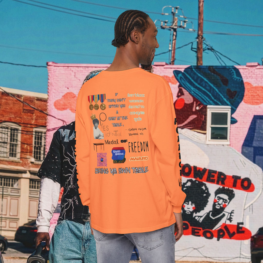 Shirley Chisholm Unisex Garment-dyed Long Sleeve T-Shirt