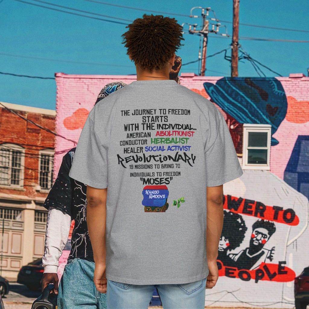 Harriet Tubman Men's Heavy Oversized “MinTee” Shirts