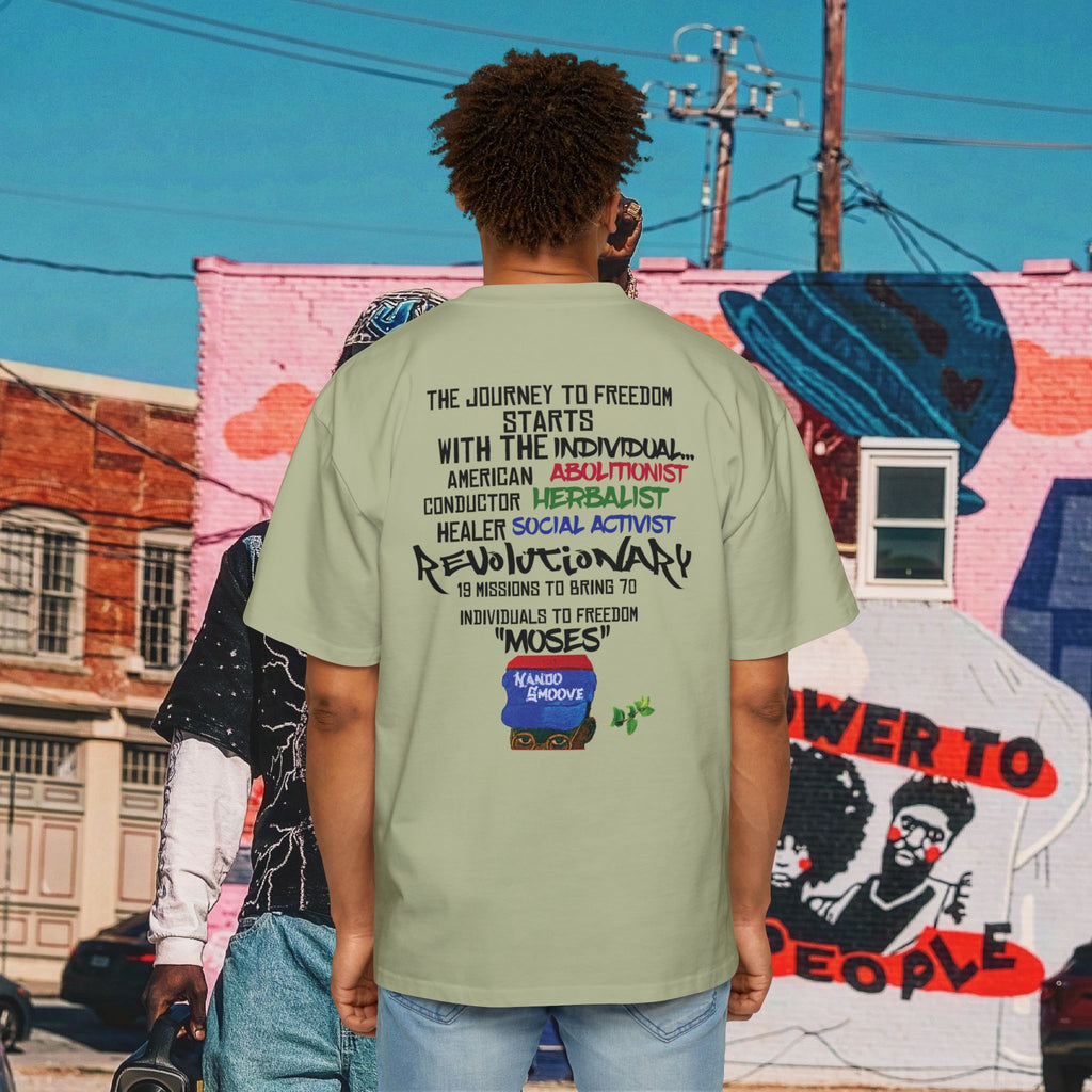 Harriet Tubman Men's Heavy Oversized “MinTee” Shirts