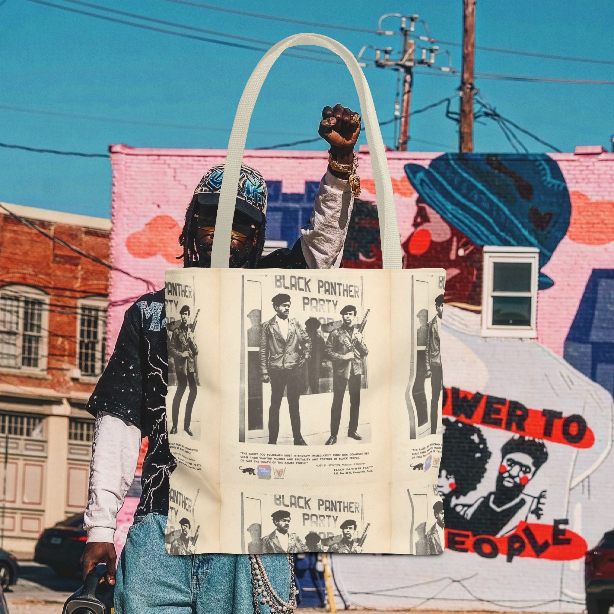Black Panther Tote Bag (AOP)