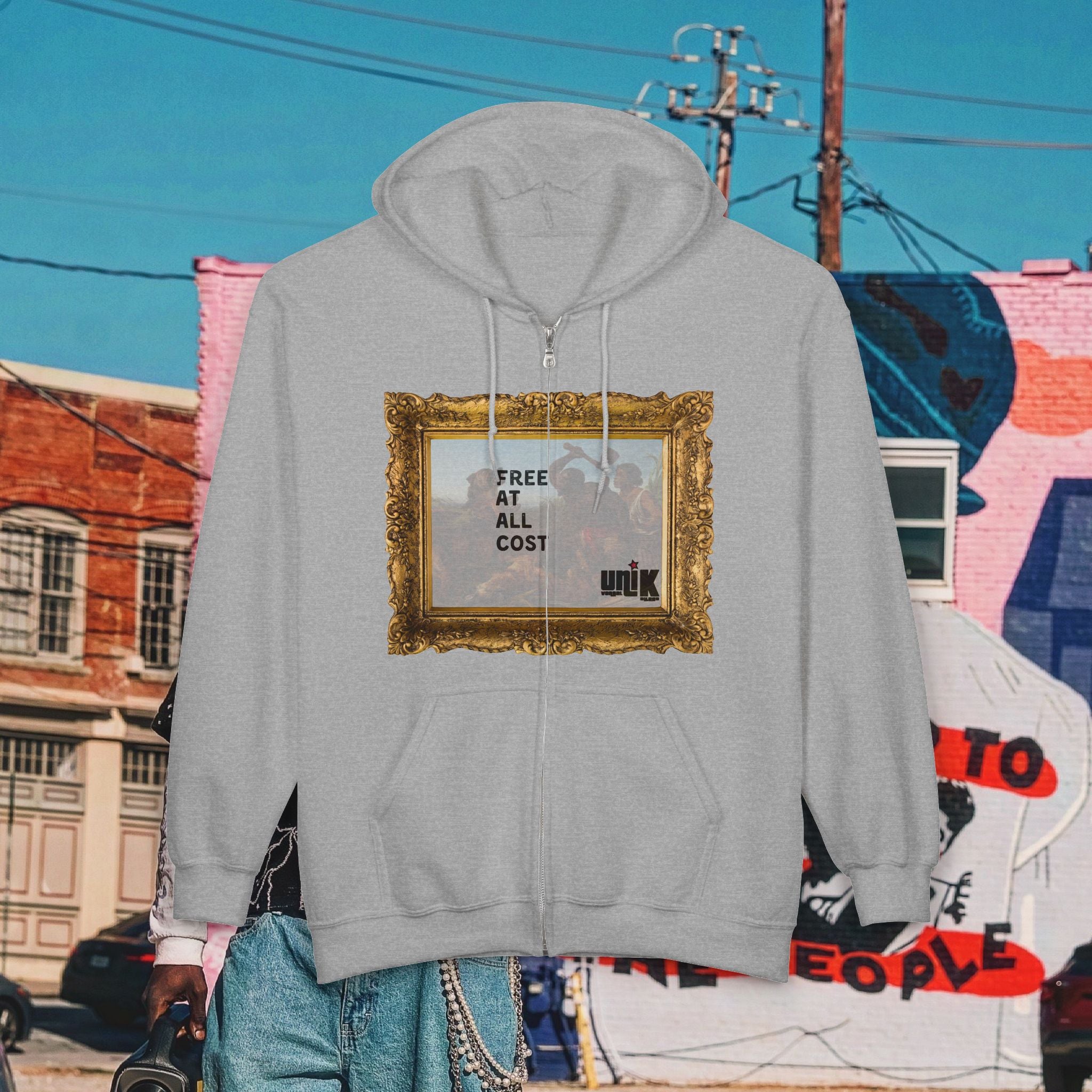 “Head Hunter” Unisex Heavy Blend™ Full Zip Hooded Sweatshirt