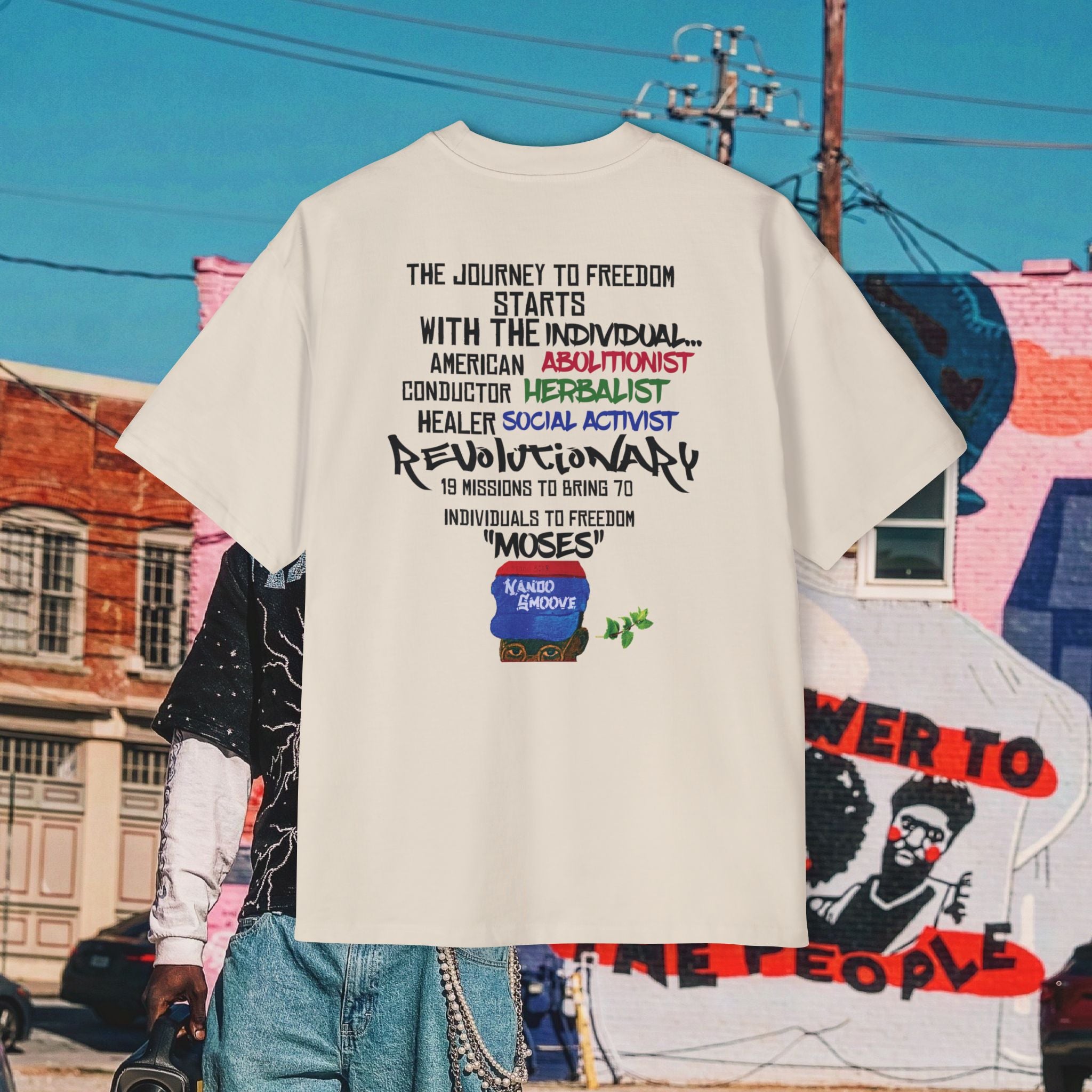 Harriet Tubman Men's Heavy Oversized “MinTee” Shirts