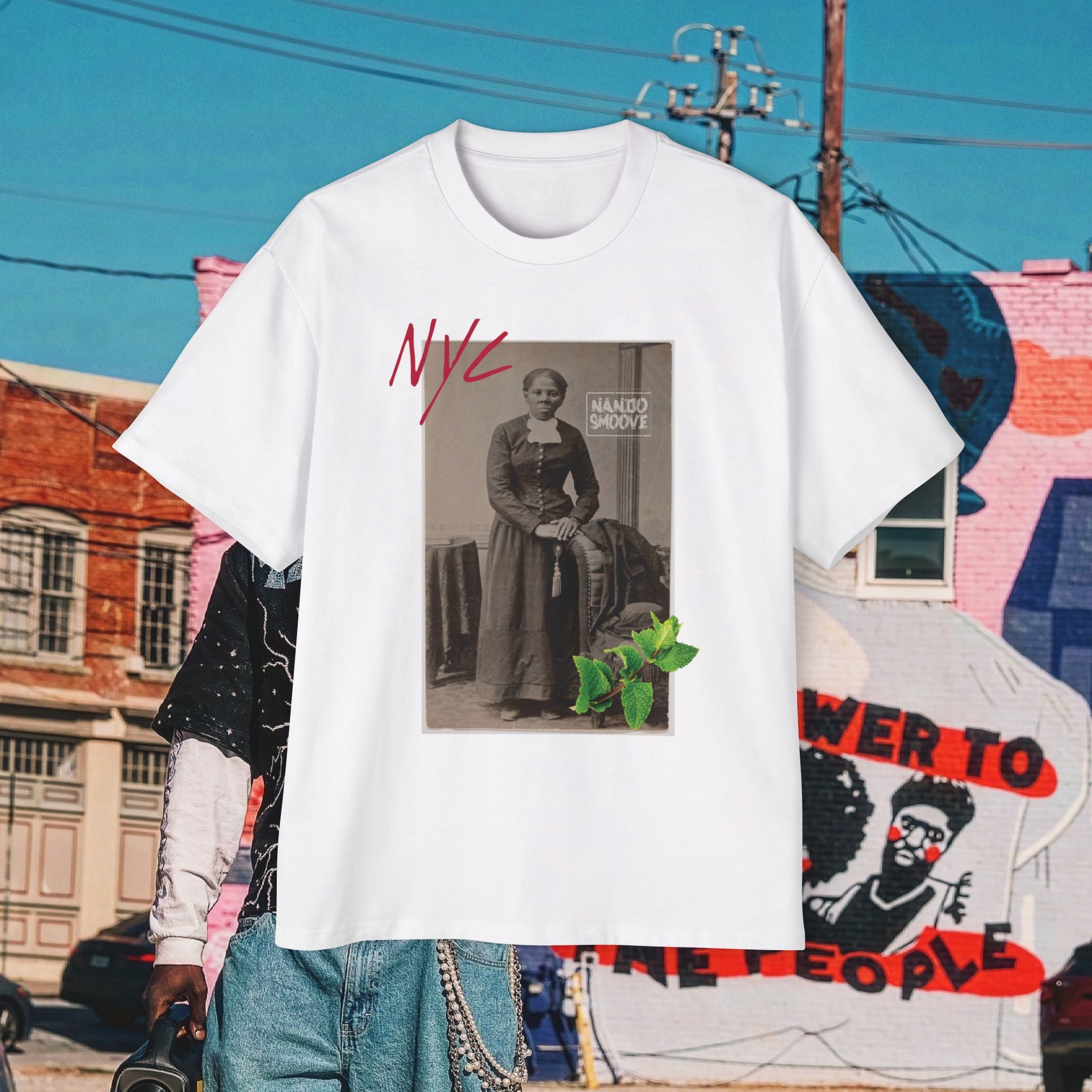 Harriet Tubman Men's Heavy Oversized “MinTee” Shirts
